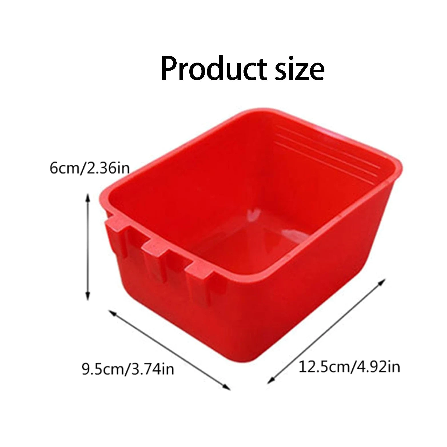Cuencos multiusos de plástico ABS para colgar alimentos, 50 piezas, ideales para pollos, palomas y hámsteres, cuenco de alimentación de llama