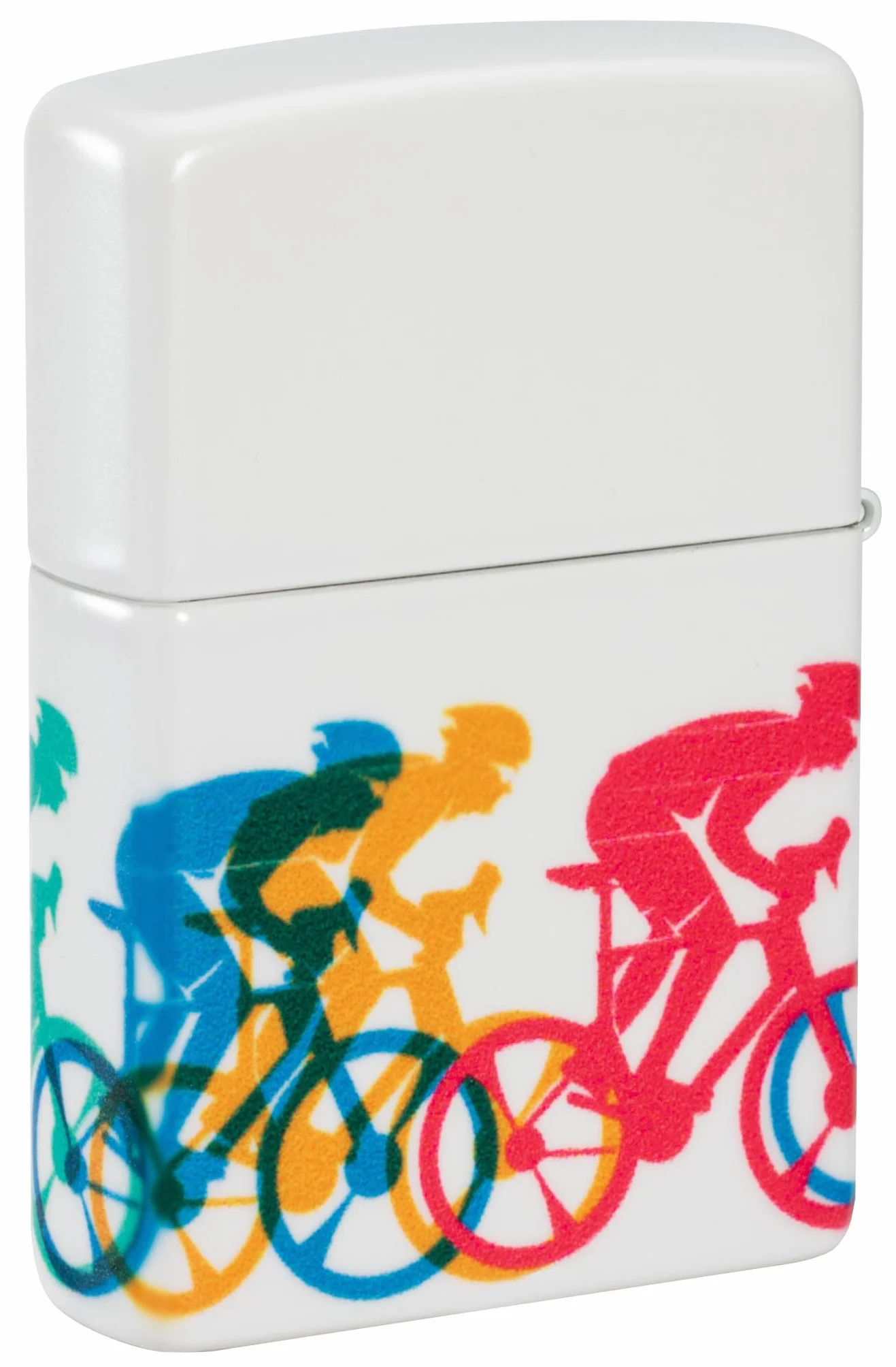 Zippo Sturmfeuerzeug Bicycle Race 540° Color Image Nachfüllbar Wiederverwendbar Windfest