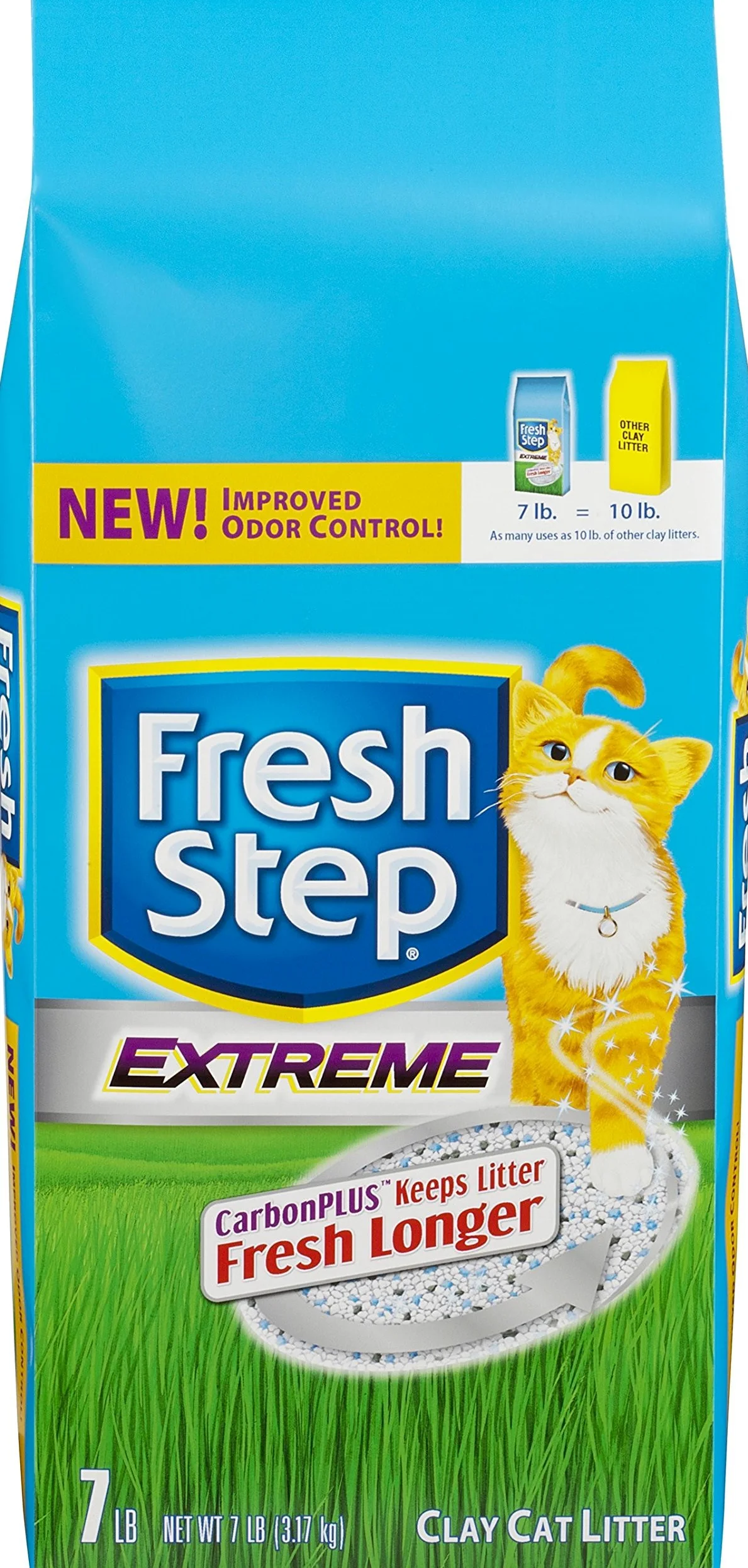 Fresh Step Arena para Gatos de Arcilla perfumada no aglutinante, 7 Libras