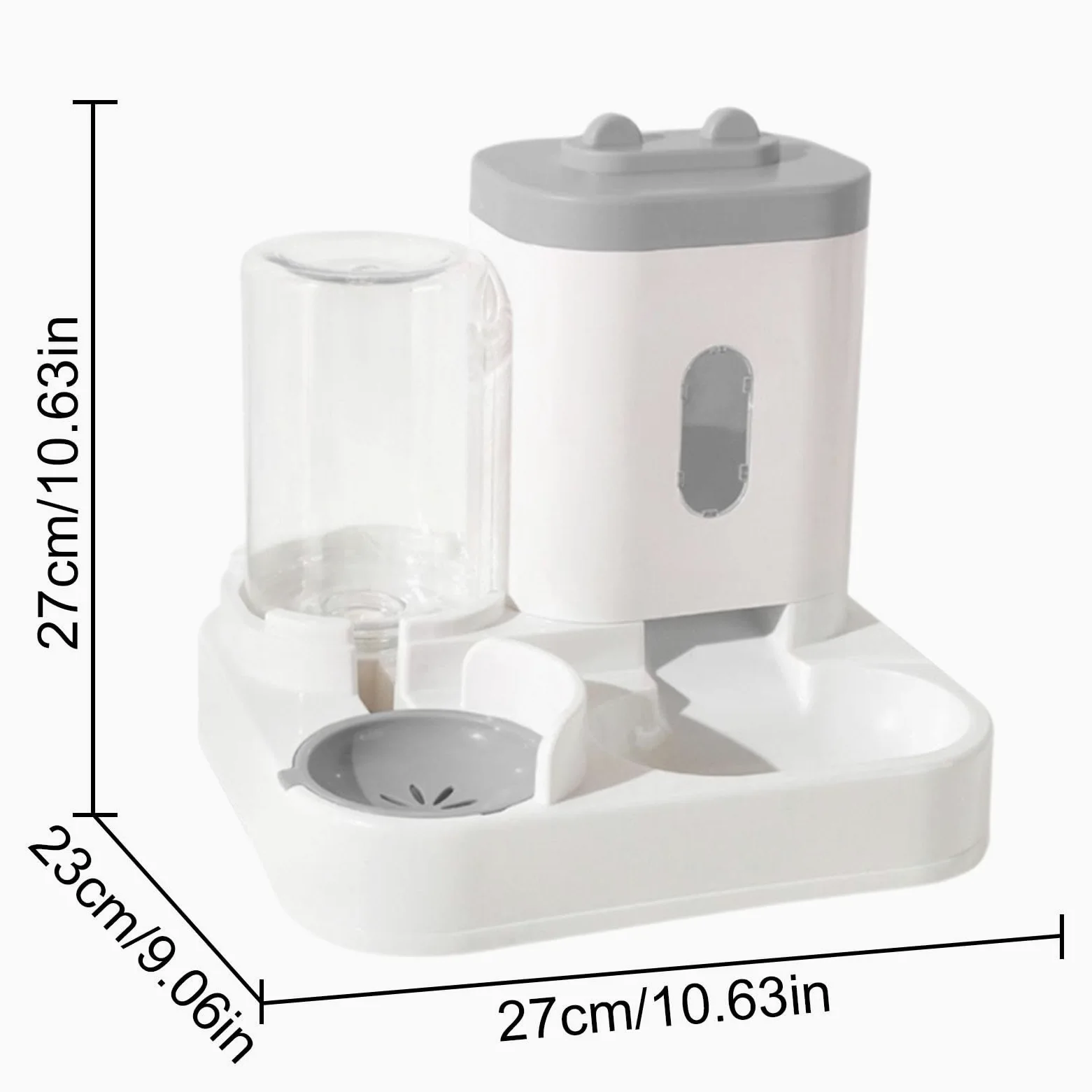 Comedero para Mascotas, Cuenco de Agua automático | Comedero for Gatos, Pienso Seco, Perro, Hidrata con Nuestro automatisc