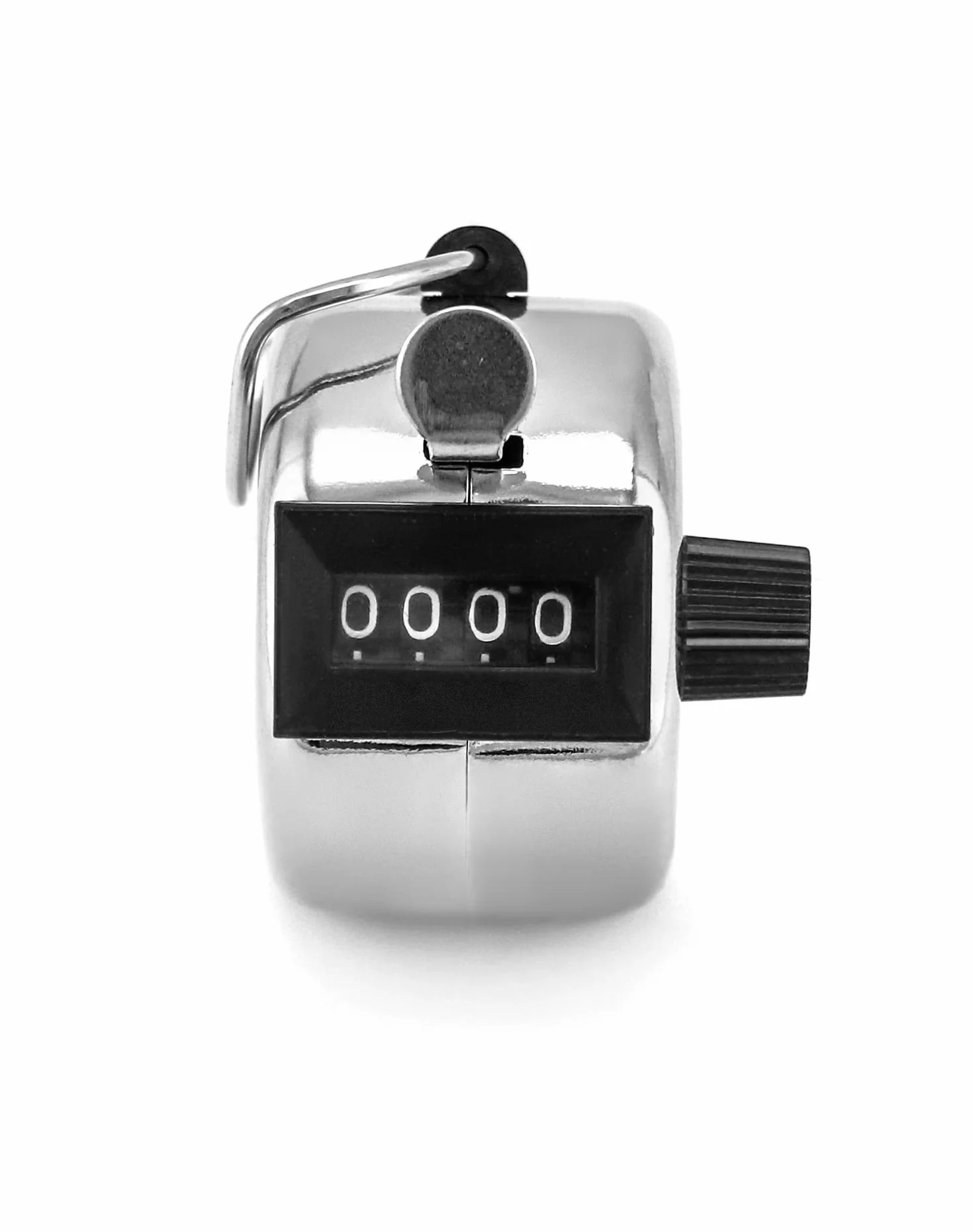 Contador Manual de 4 Dígitos QWORK, Contador Mecánico de Metal para Entrenador