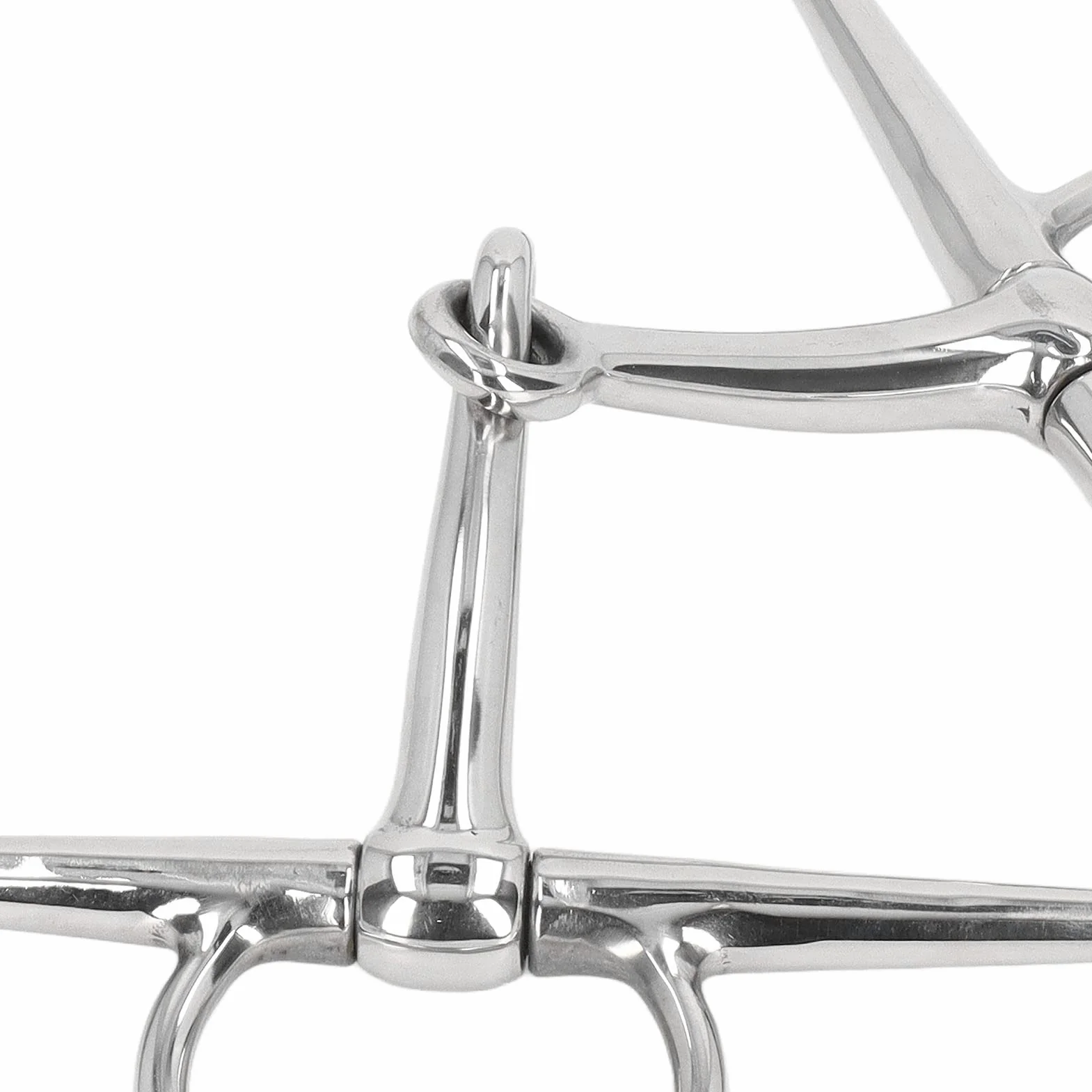 Brocas de caballos 125mm Anillo de Filete de Caballo Broca de Filete de Caballo Bocado Pelham para Caballos Bota de serpiente de caballo