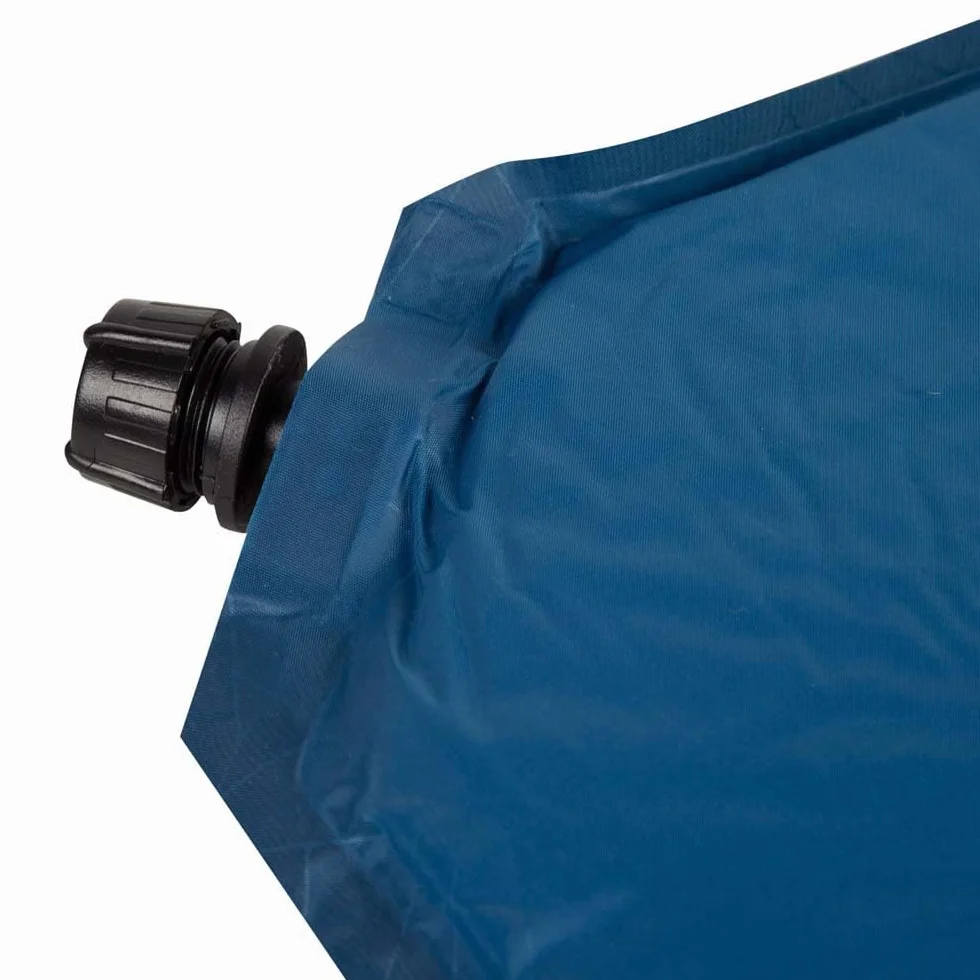 AKTIVE Esterilla hinchable plegable 175 x 56 cm Azul Ripstop Foam Autoinflable Colchón hinchable individual Acampada