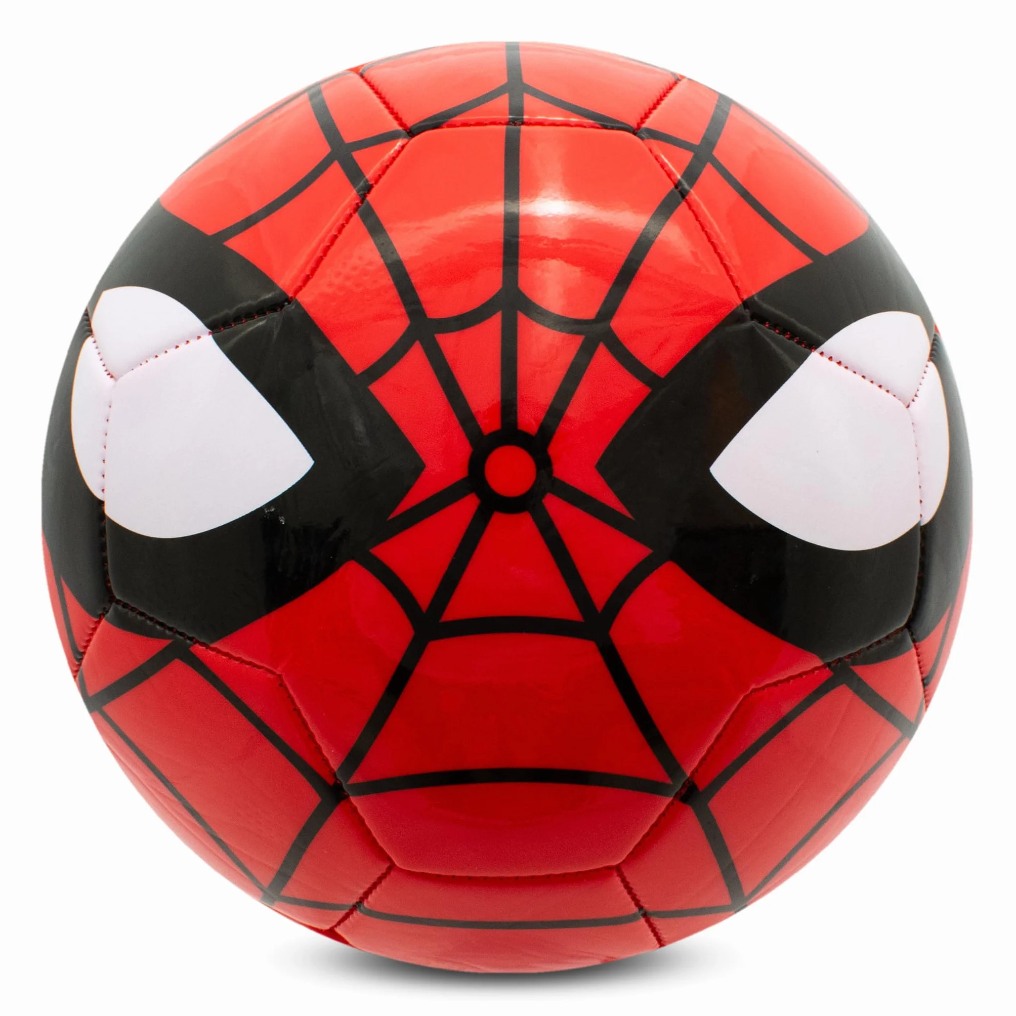 Hy-Pro Spiderman Oficial Balón de Fútbol Tamaño 5, Pelota de Entrenamiento para Juegos al Aire Libre