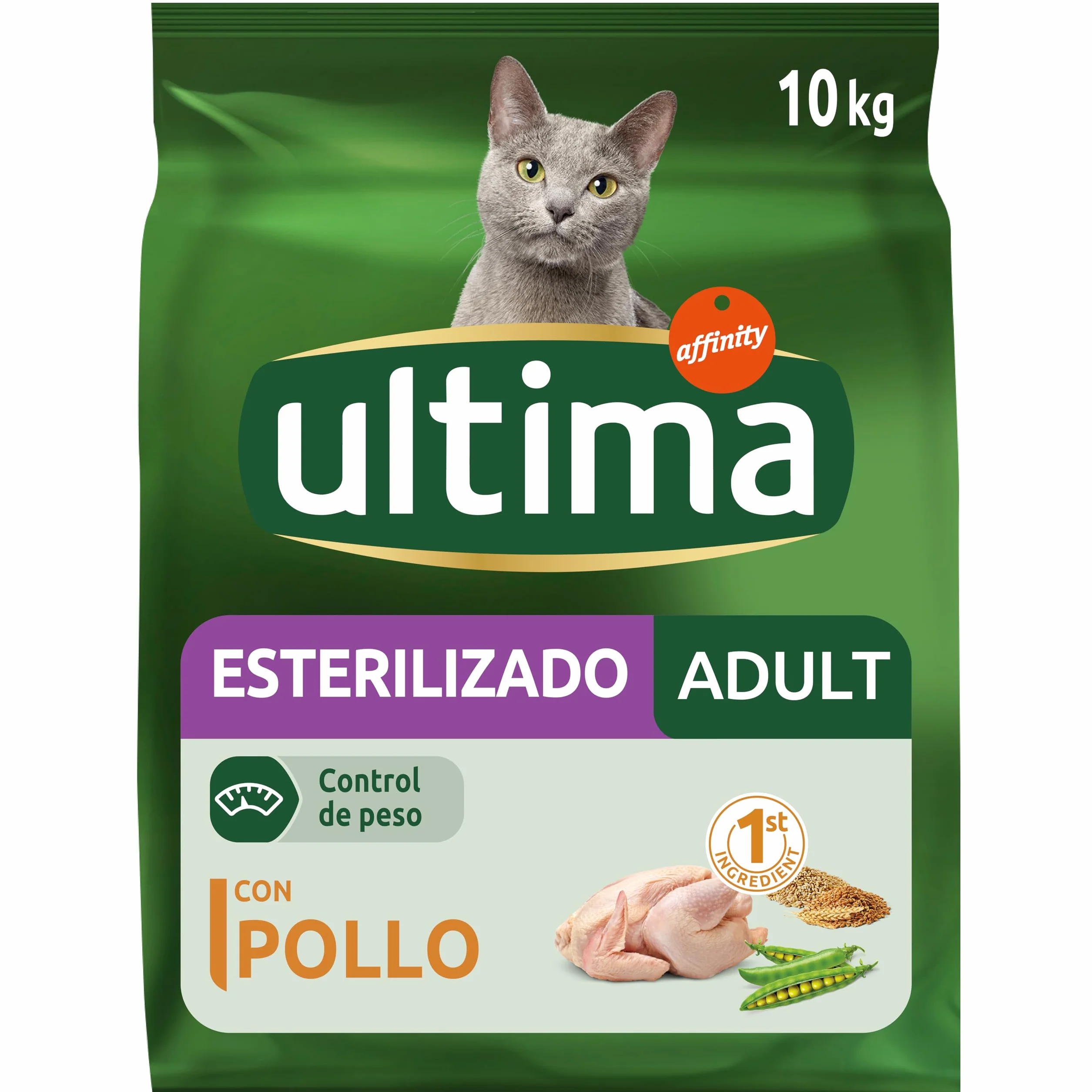 Ultima Esterilizado Adult Pollo - Comida Seca para Gatos - 10kg