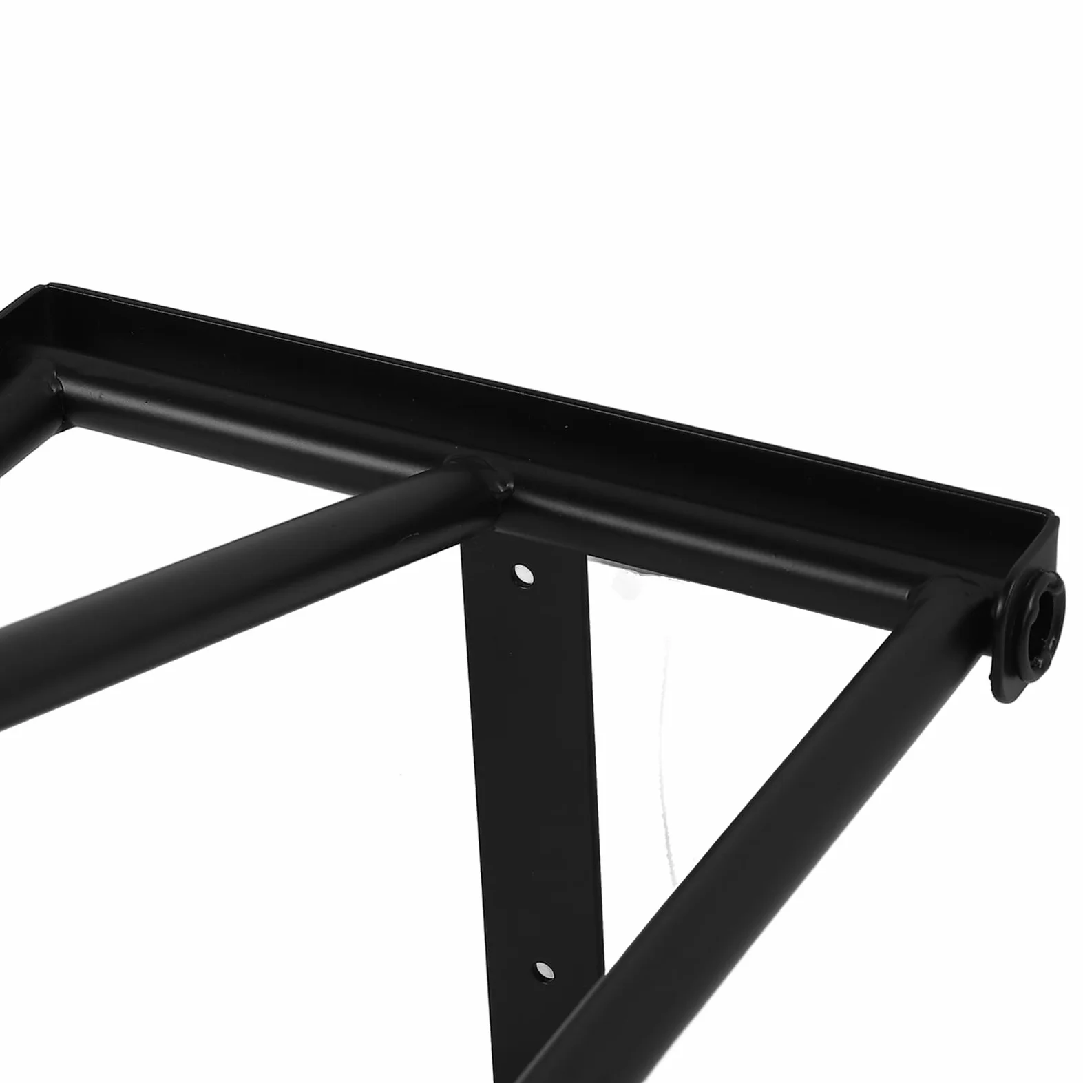 Estante de tachuela plegable, equipo ecuestre, estante de silla de montura plegable portátil soporte de montura de montura de pared para horno de tachuela granero estable