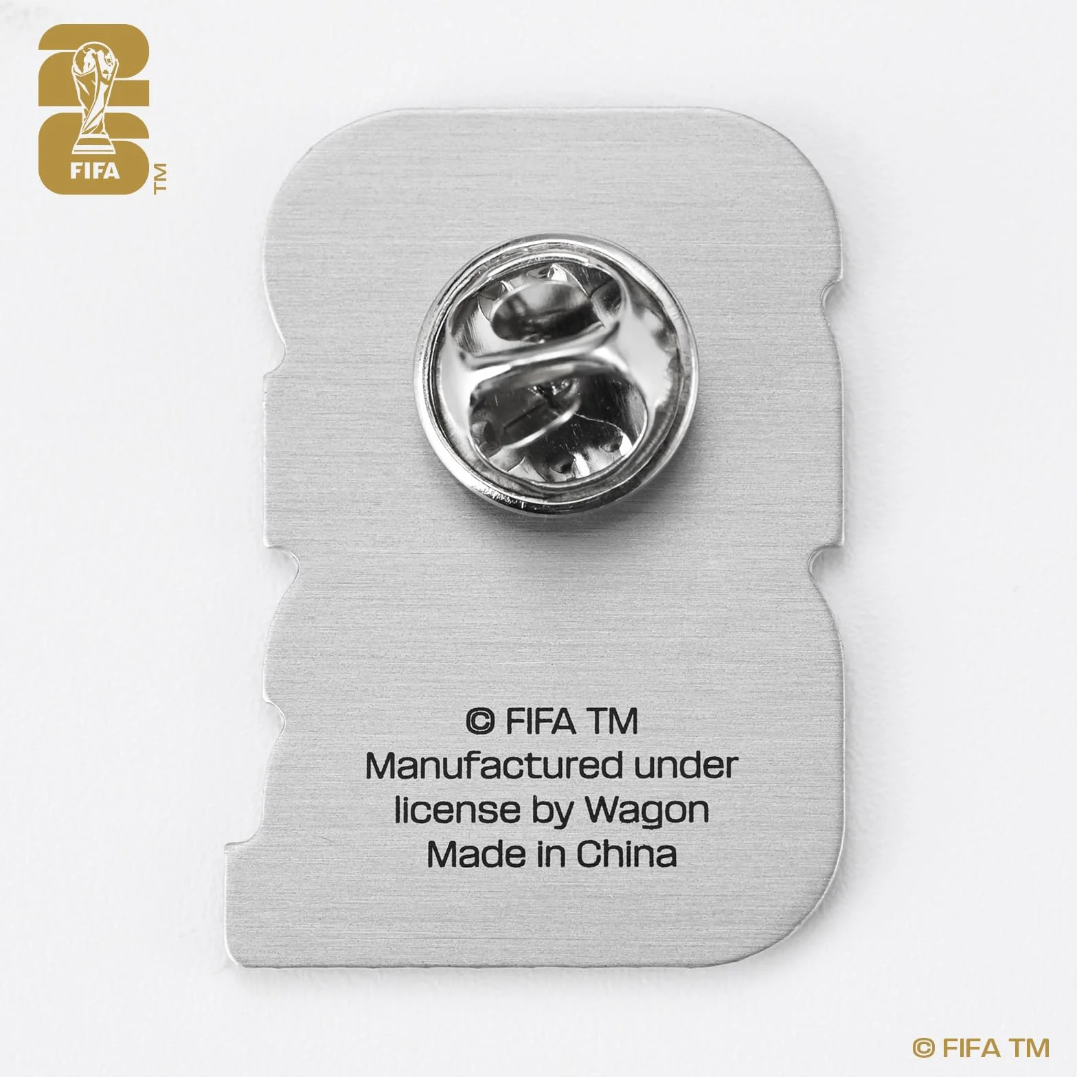 Pin Oficial FIFA Copa del Mundo 2026 – Souvenir de Aleación de Aluminio