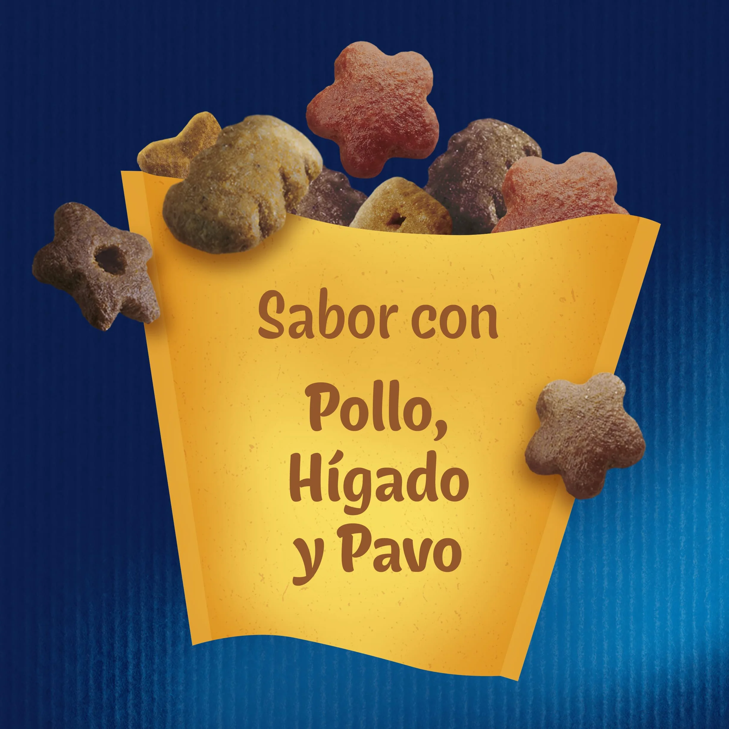 Purina Felix Party Mix Original, Snack para Gato Adulto, Premio para Gato con Pollo, Higado y Pavo, Pack de 5 Bolsas de 200g
