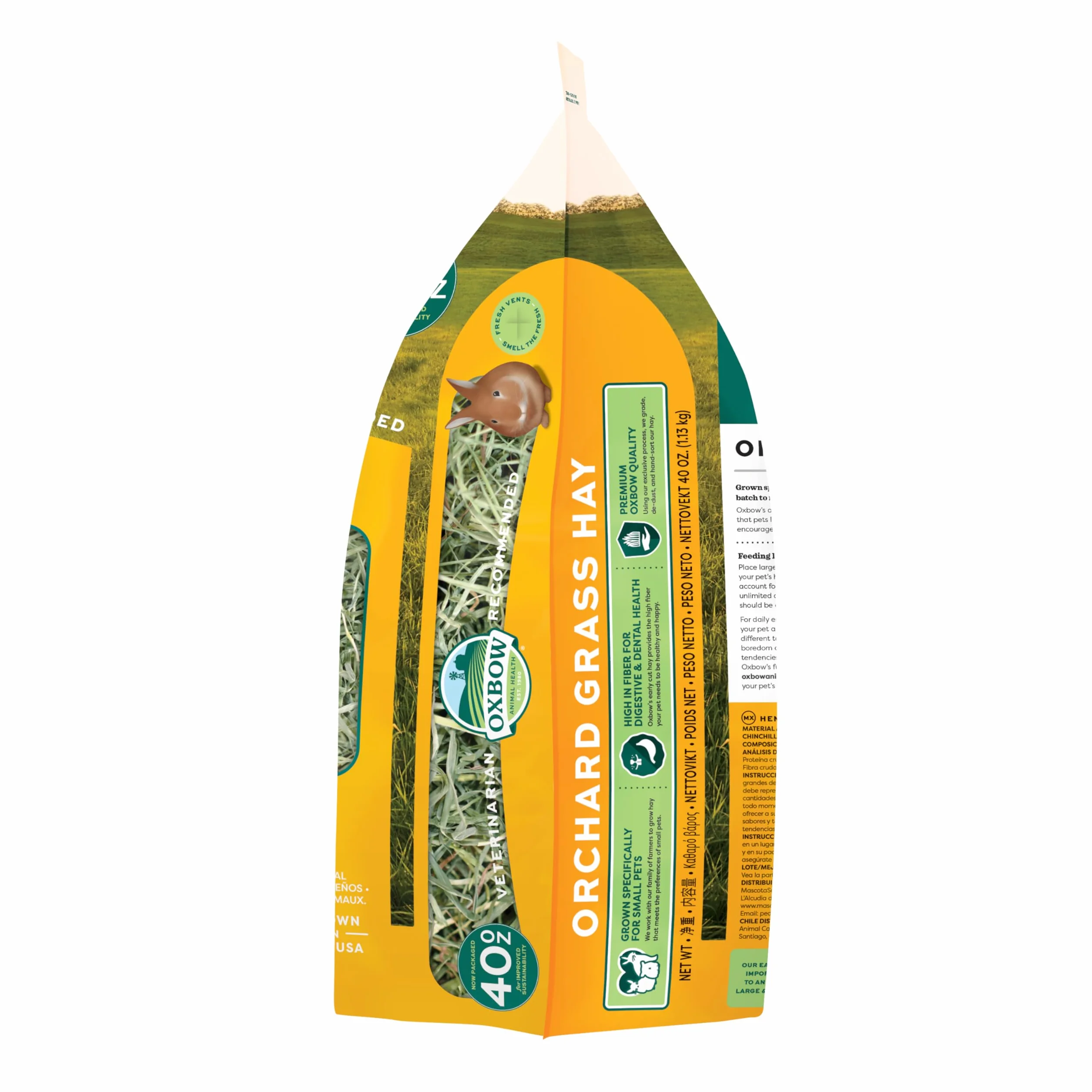 Orchard Grass Heno para Mascotas pequeñas Oxbow, 1,13 kg