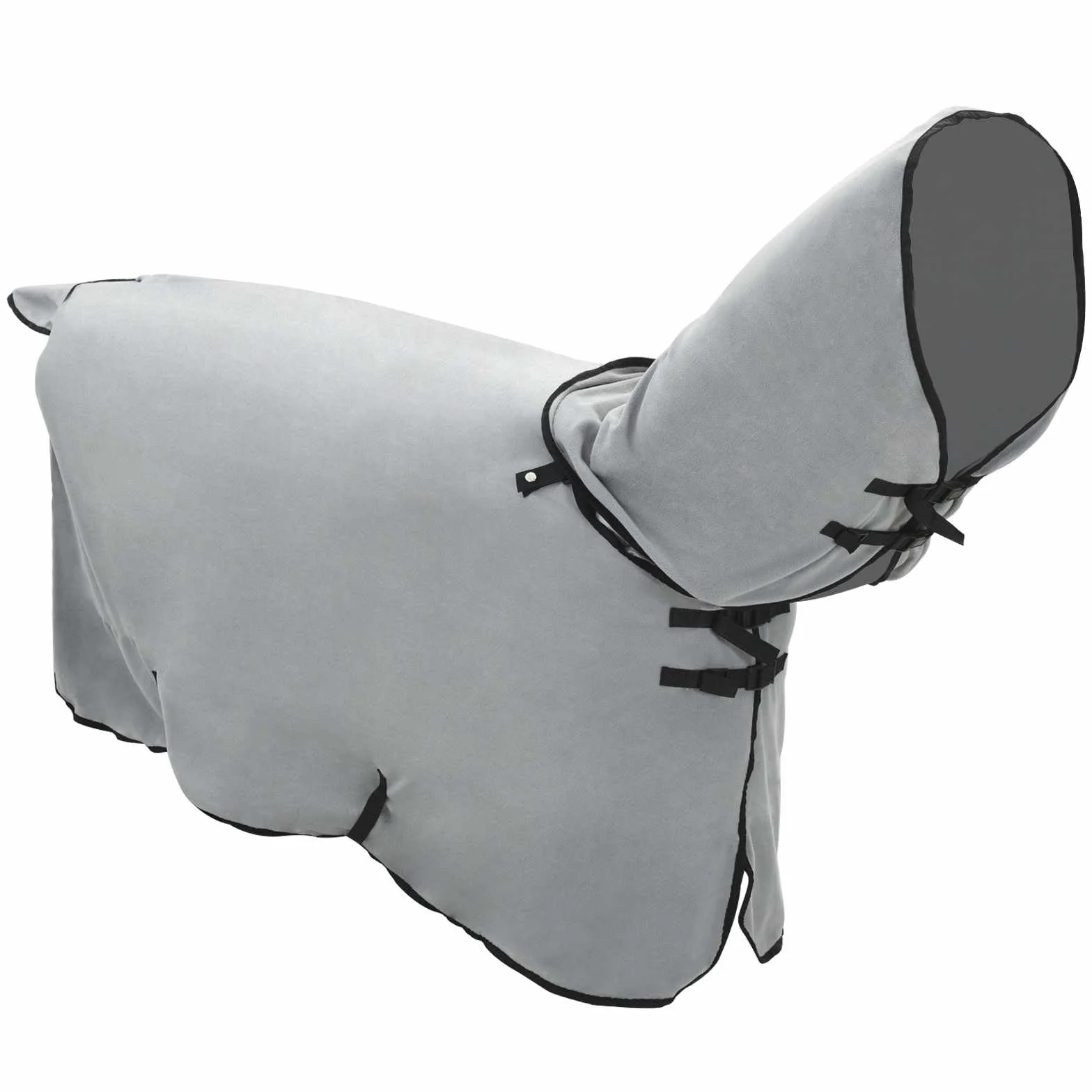 Manta para caballo gris claro y rosa, 95 cm, de poliéster, impermeable, acolchada, transpirable, para invierno, exterior, establo, paddock con ajuste ajustable y peso ligero