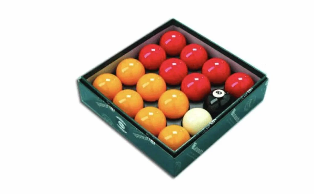 ARAMITH Liga Premier 2" Bolas de billar ROJO-AMARILLO Blanco 1 7/8"