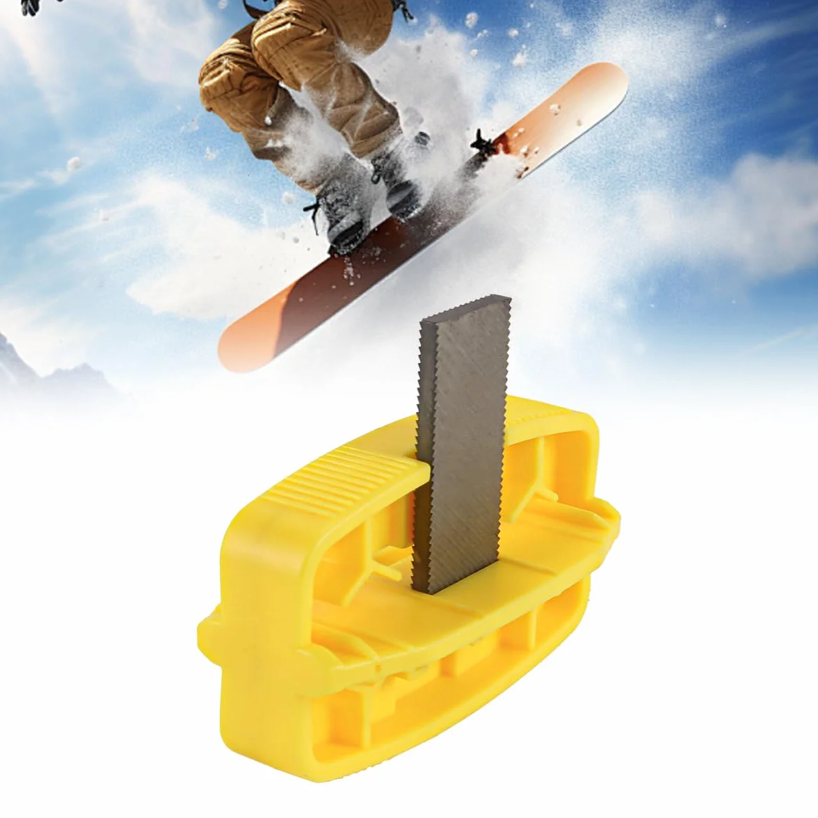 Afilador De Cantos Para Tablas De Esquí, Herramienta De Afilado, Ajuste De Hielo, Rectificado Lateral, Herramienta De Ángulo De Esquí, Ángulo Reparable 86 87 88 89 Amarillo