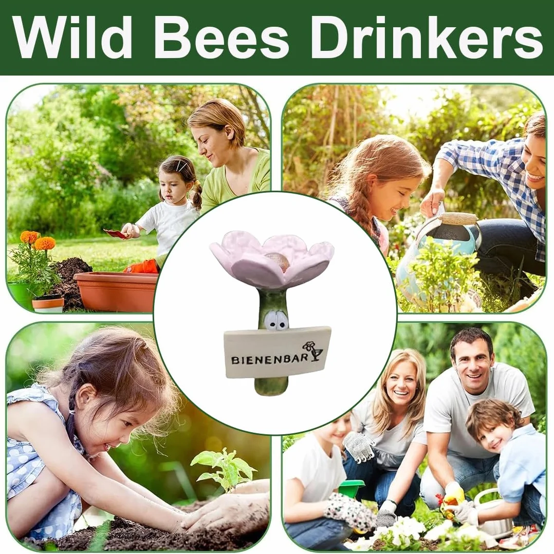 4 Piezas De Tazas Para Insectos Abejas, Bebedero Para Abejas, Bebederos Para Insectos, Decoración De Jardín, Criar Y Alimentar Abejas, Para Apicultores Y Amantes De La Jardinería