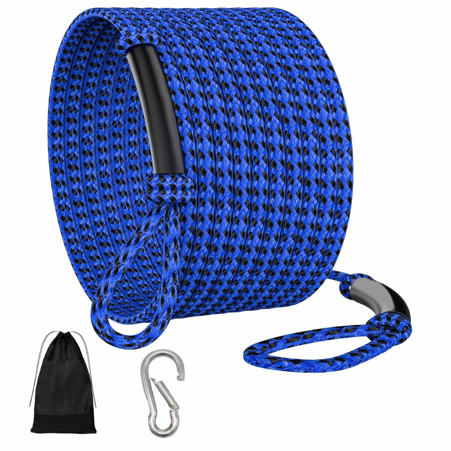 Cuerda flotante de seguridad para kayak, cuerda de arrastre para barcos, remolque, rescate, pesca