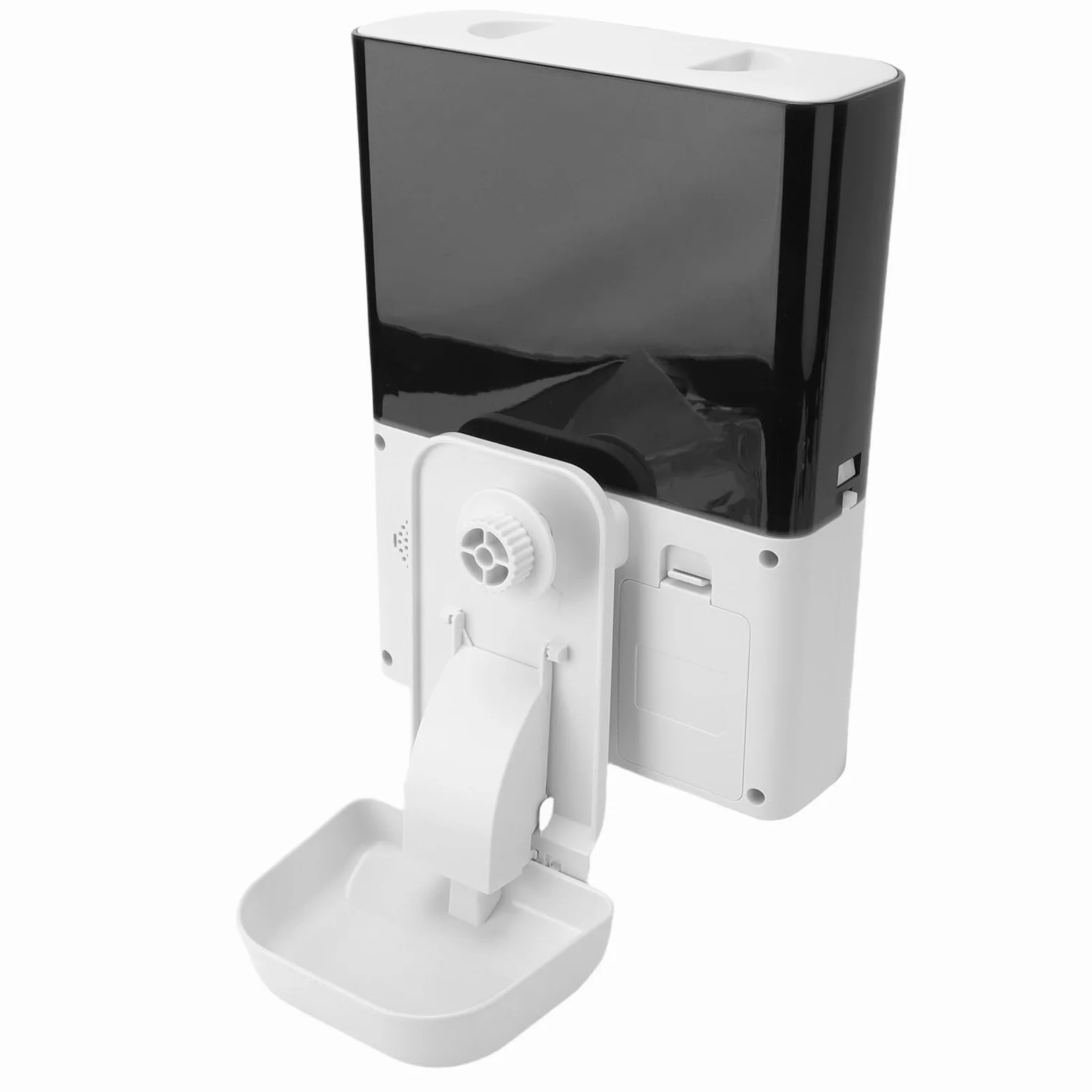 Fabater Alimentador Automático para Mascotas, Alimentador de Conejos Colgante Inteligente WiFi Que Ahorra Espacio, de Jaula Colgante con Alimentación Temporizada y Alertas de Recarga para Conejos,