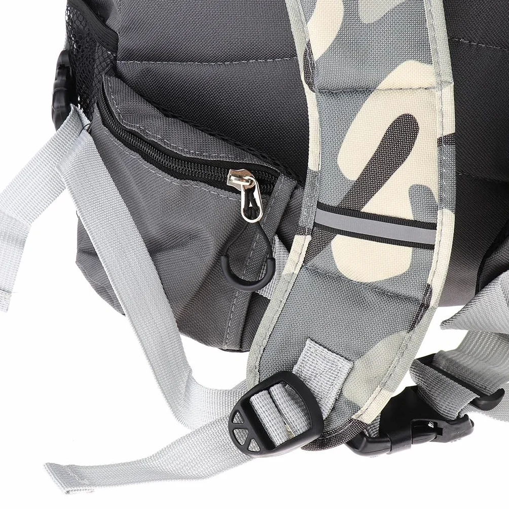 Perfk Bolsa para Patines de Ruedas, Mochila Multibolsillos Camuflaje
