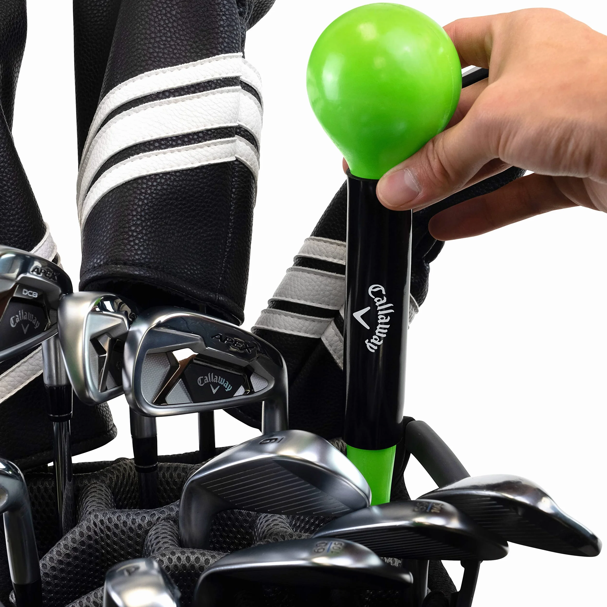 Callaway Stick Entrenador de Swing de Golf, Verde y Negro