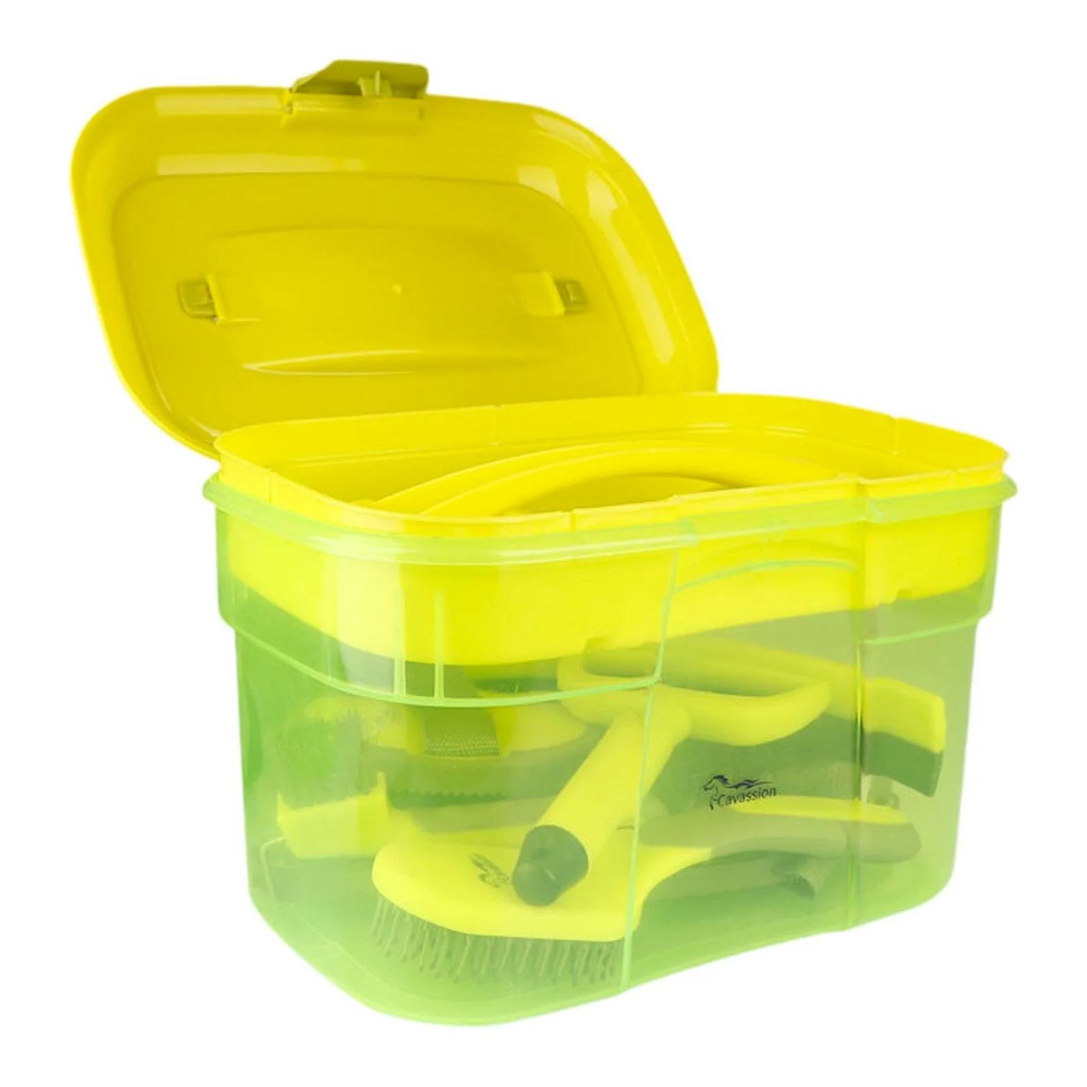 Kit de Aseo para Caballos de 8 Piezas con Organizador, fácil de Usar, raspadores, eficaz, práctico, cepillos para Caballos de Calidad.