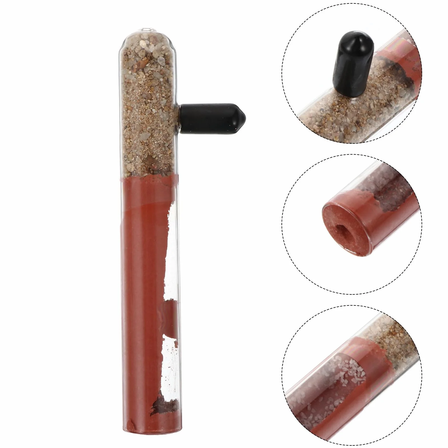 Alasum Tubo de Cría para Hormigas de Vidrio Transparente 15X100 MM, Nido Tubular para Terrario, Suministro Profesional para Colonia de Hormigas, Adecuado para Paisajismo y Alimentación