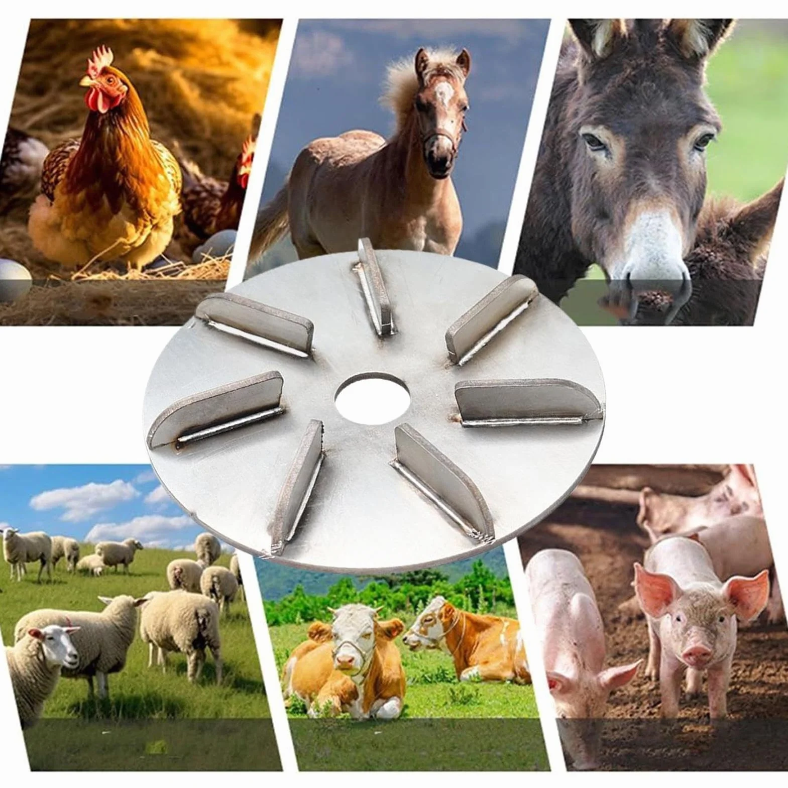 Labor-Saving Pig Hair Remover | 9 Gears Stainless Steel Pigs Hairr Scraper | Multi Gear High Efficient Grooming Tool for Livestock Roosters Slaughter Factory Hen Cows Sheep