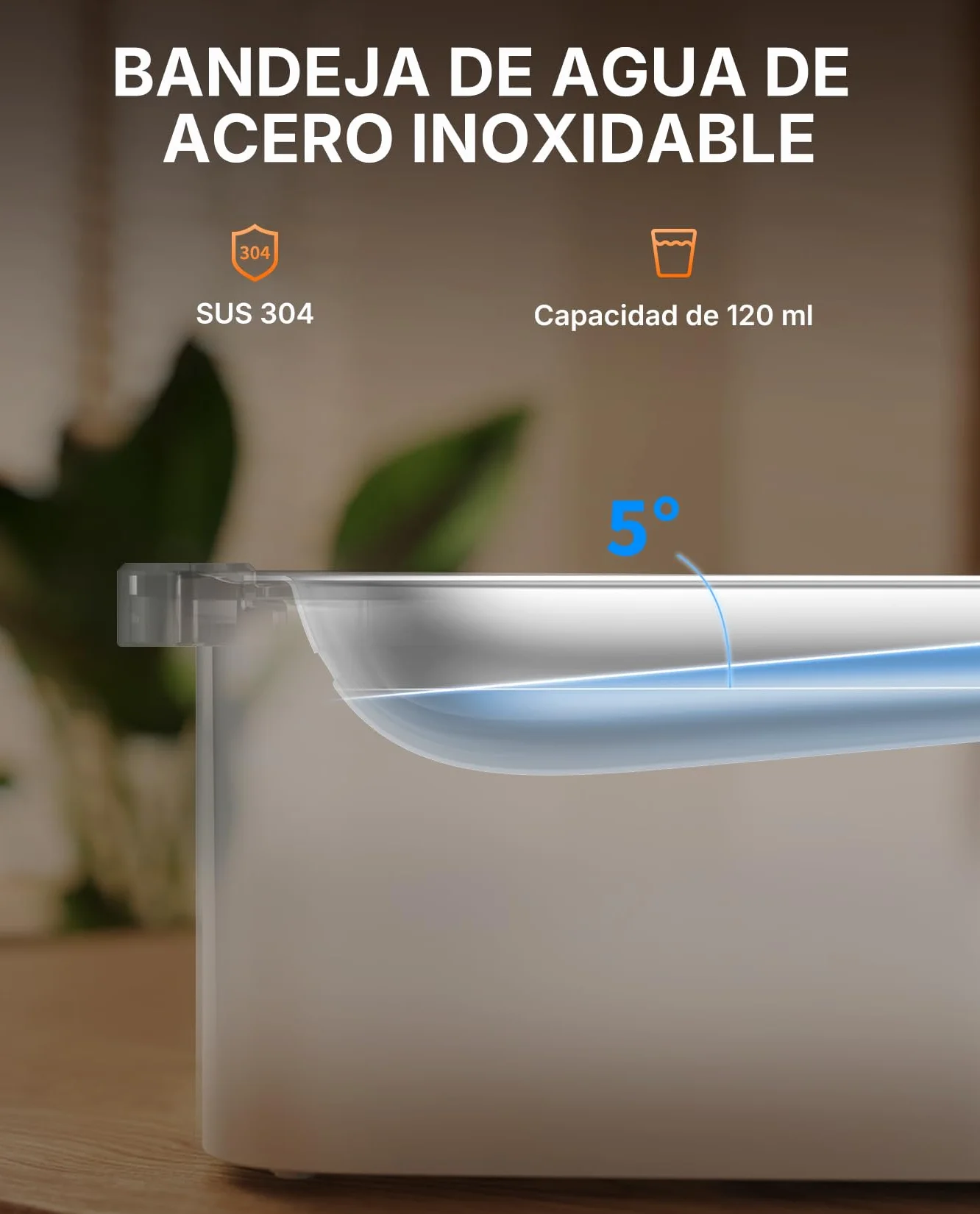 PETKIT EVERSWEET MAX 2 Fuente para Gatos sin Cable, Resistente al Calor, con Sensor de Movimiento, 5000mAh Batería Recargable, Control de App, 3L Bebedero Gatos Automático, Acero Inoxidable