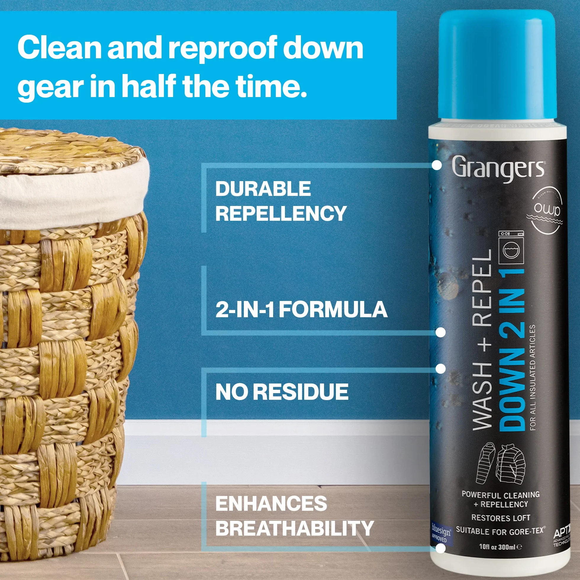 Grangers Wash and Repel Down 2 In 1 Talla Única