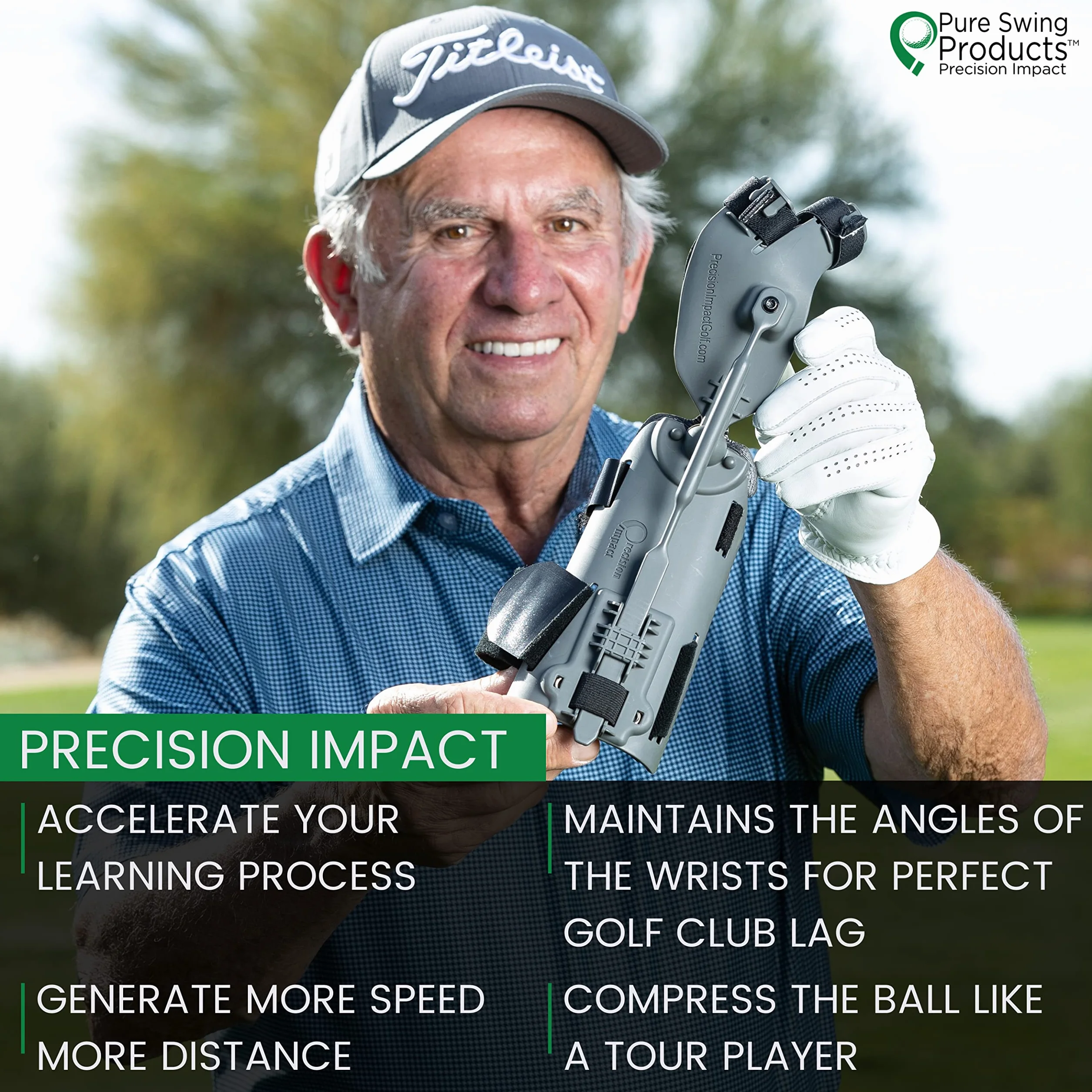 Precision Impact Golf Pure Swing Trainer - Ayuda de Entrenamiento