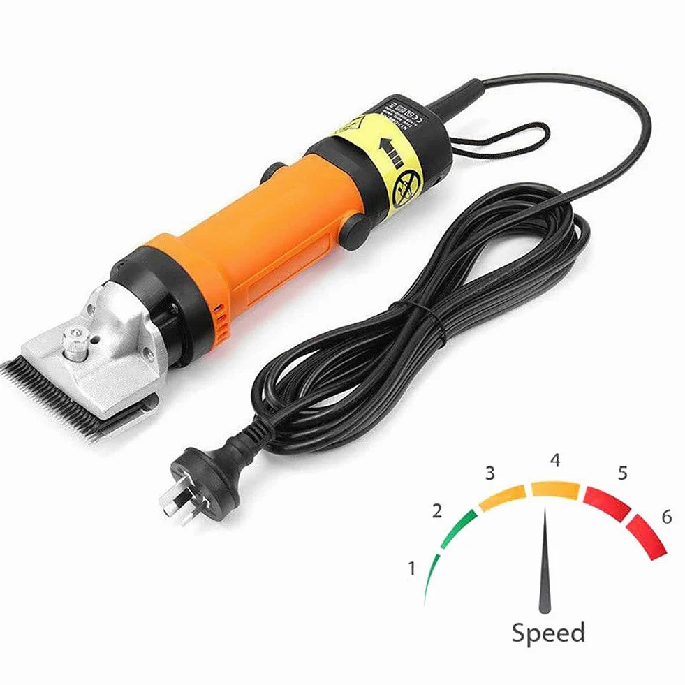 Profesional Maquina de Esquilar para Caballo, Esquiladora Caballos 690W & 6 Velocidades Ajustables Eléctrica Maquinilla Cortapelos para Animales de Granja Grandes, Cuidado del Caballo