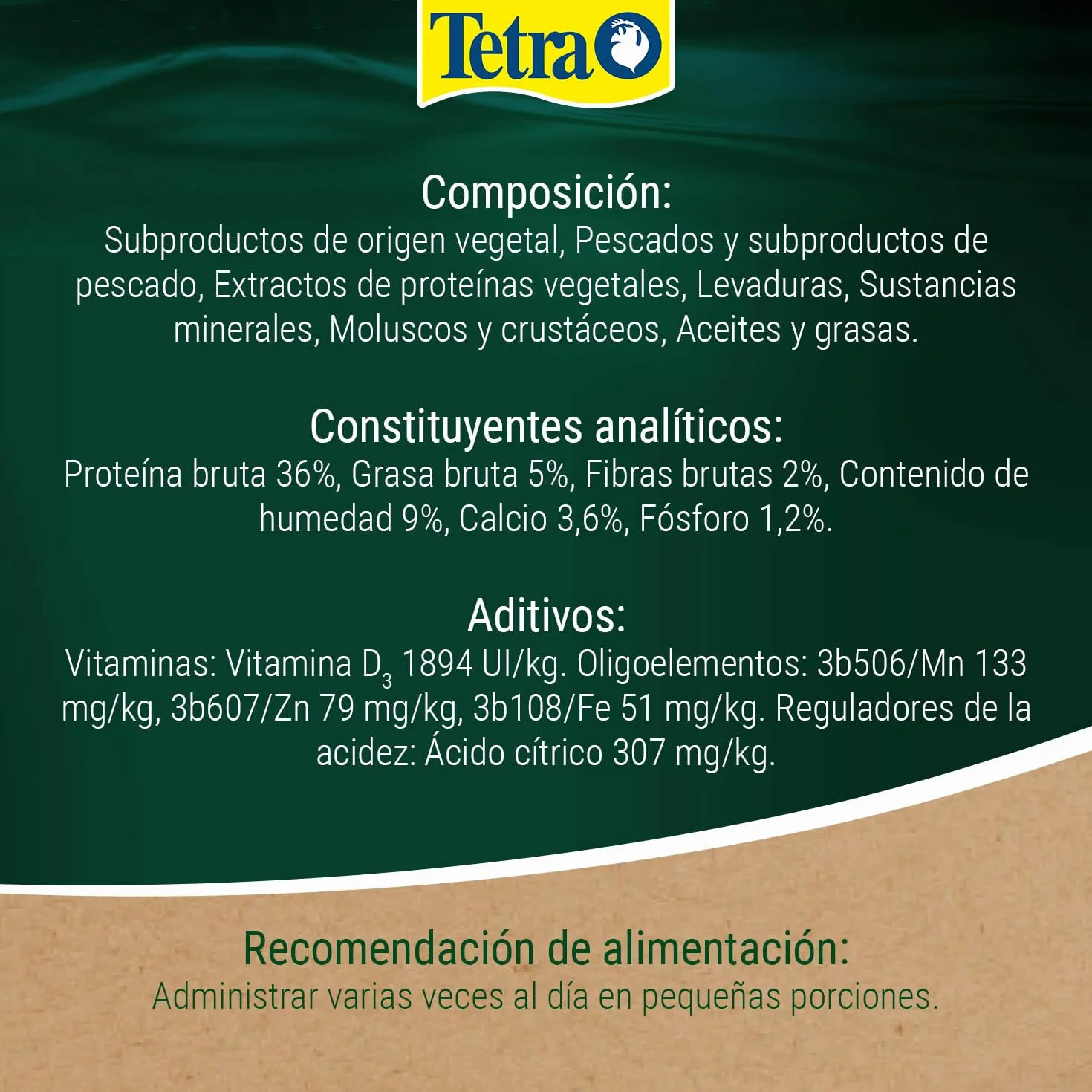 Tetra ReptoMin alimento para tortugas 1 l