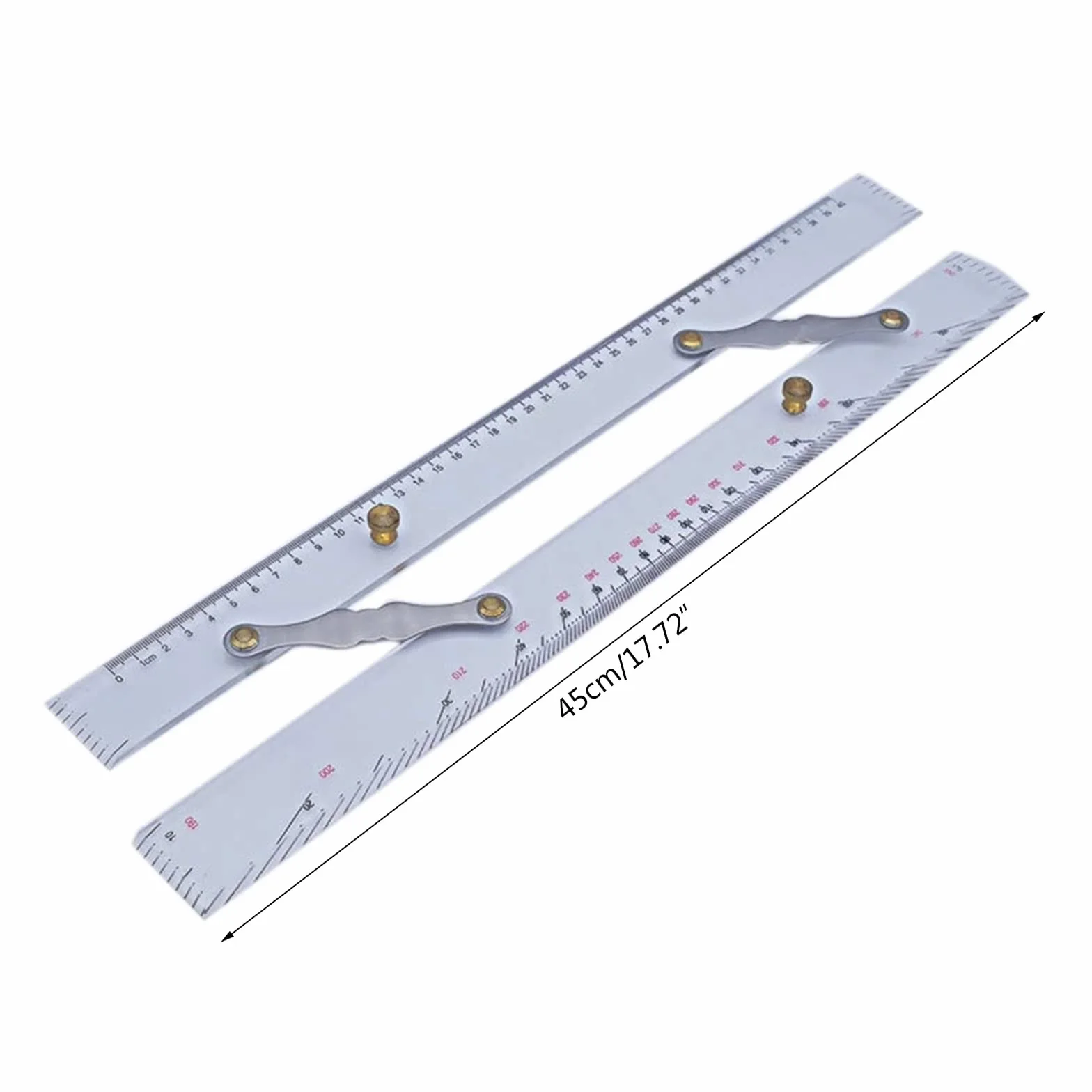 Regla Paralela 450 mm Navegación Marina Barco Mapa Náutico Divisor Medición