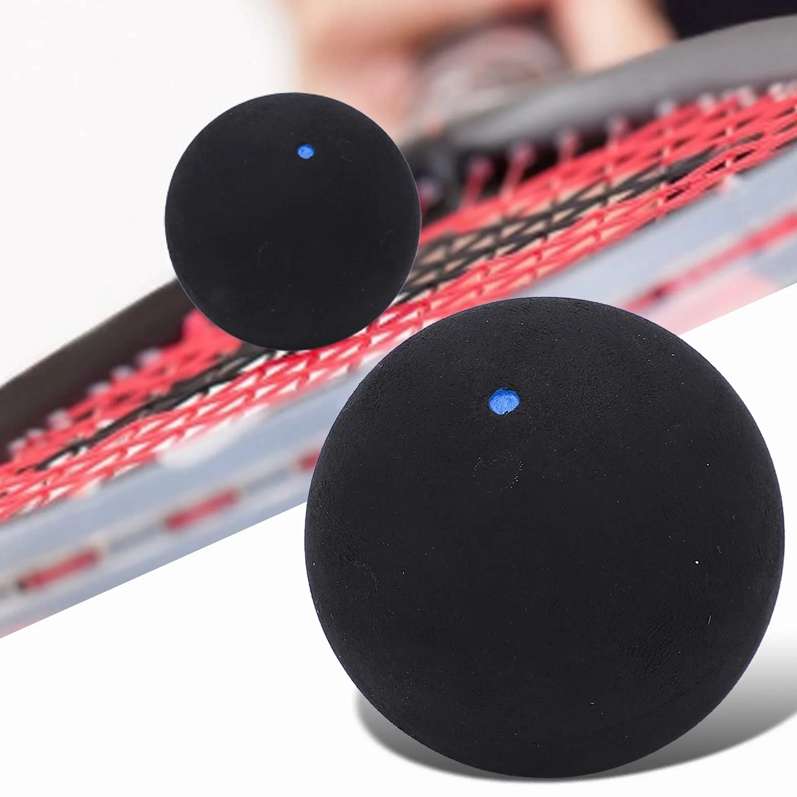 Pelota de squash de entrenamiento 37 mm suave ligera