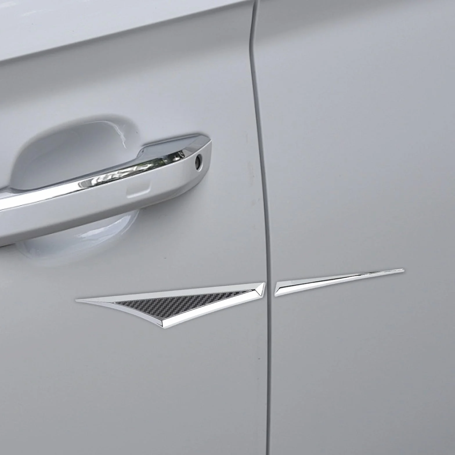 Insignias de metal 3D con emblema lateral, calcomanías de acero inoxidable para puerta de coche