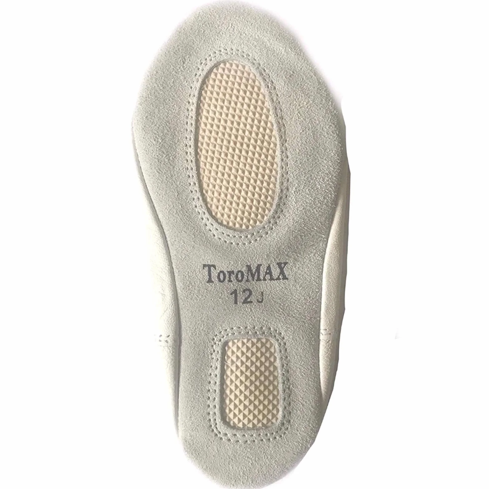 Zapatillas de Gimnasia Suela Suave Piel Blanco para Niños y Adultos
