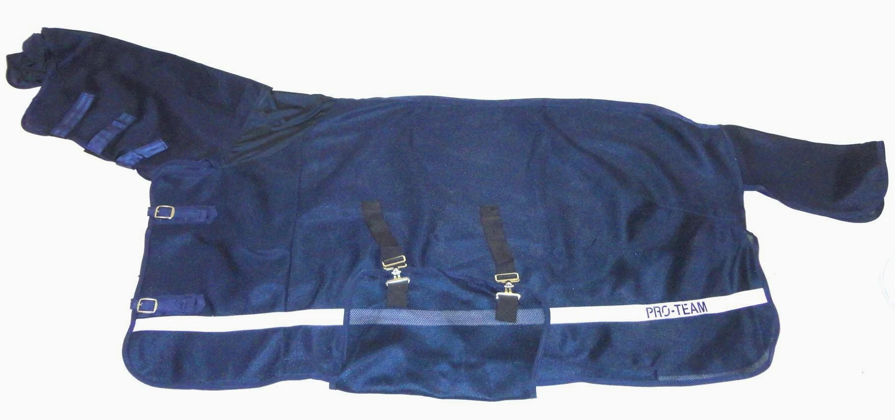 HKM Pro Team 4487 - Manta para Caballo (165 cm), Color Azul Oscuro