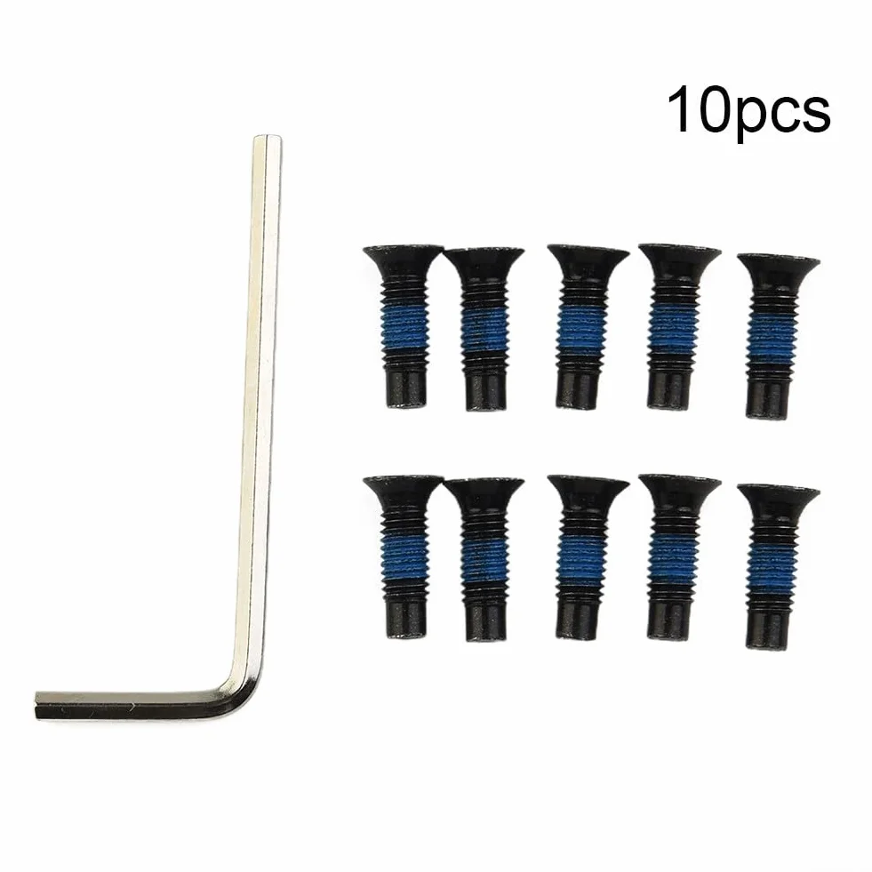 Kit de tornillos de montaje para scooter eléctrico Ninebot Max G30 ES1 ES2 ES4 F, pernos de acero inoxidable, 10 piezas