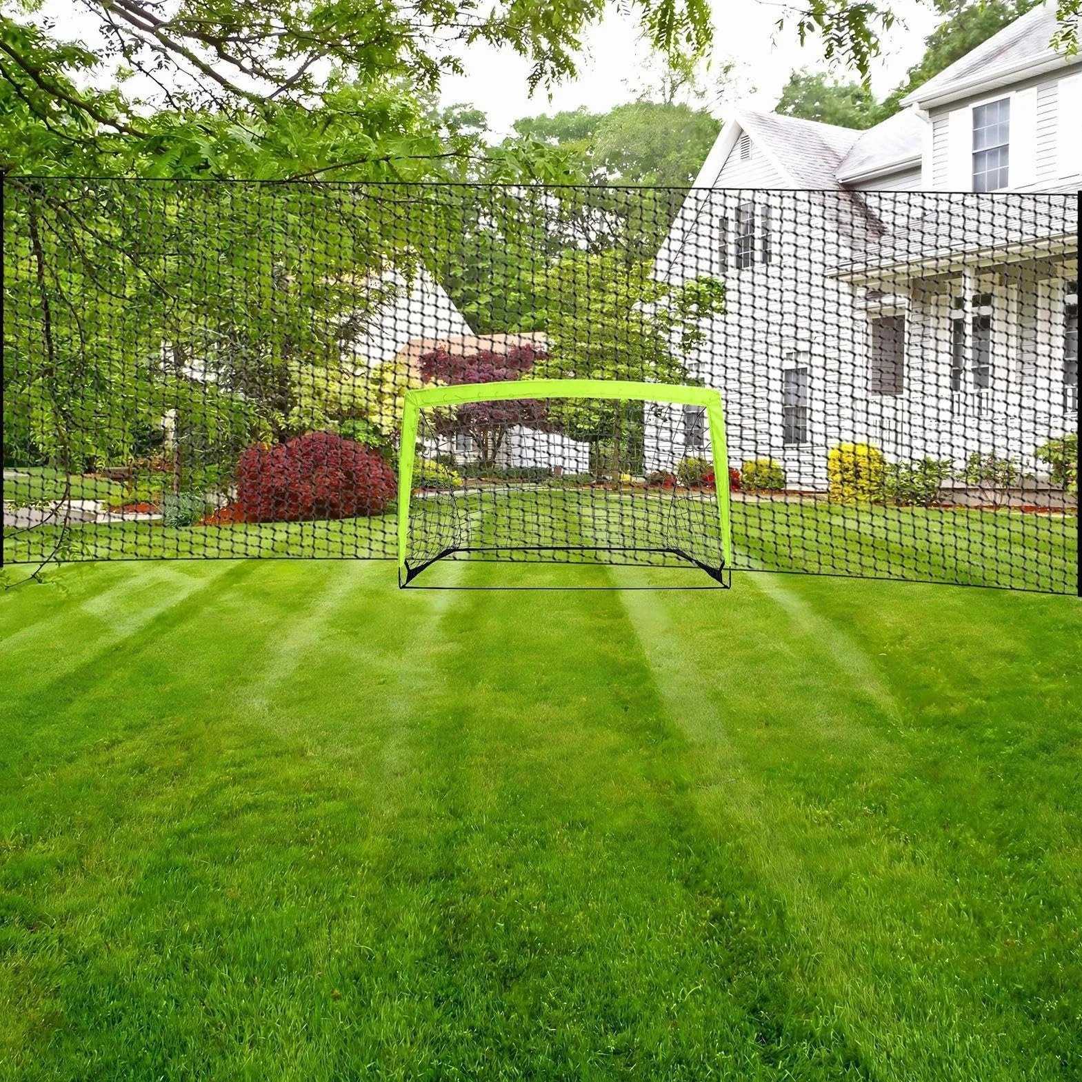 Red de Barrera para Fútbol | Barrera Protectora Deportiva de Nailon - Red de Parada para Jardín - Fútbol, Béisbol, Baloncesto, Tenis, Voleibol, Portería