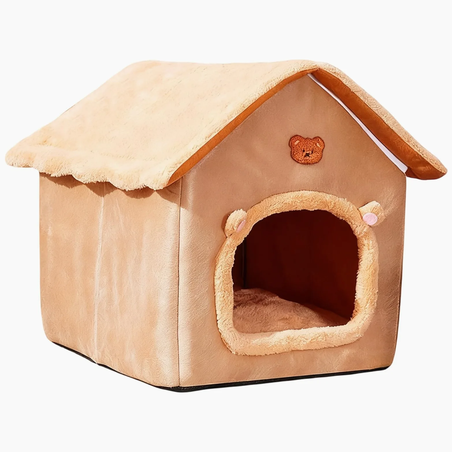 Cama Cueva Para Gatos Refugio Calmante Plegable Antideslizante | Cama Casa para Gatos y Invierno Interior Para Mascotas De Interior Y Perros Pequeños Invierno Dormitorio Sala Balcón