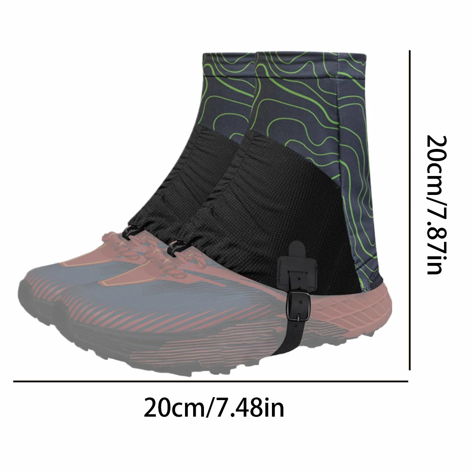 Polainas Para Trail Running - Ajustables Y Transpirables, 1 Par De Polainas Para Botas