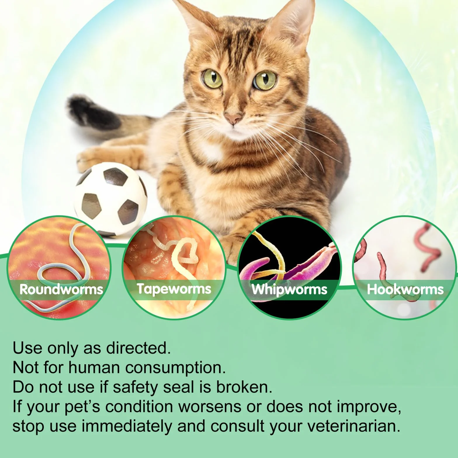 Vermífugo líquido para Gatos, Gotas vermífugas Naturales a Base de Plantas para Gatos, 100% Natural, favorece la Salud y la higiene intestinal, Mejora la digestión, refuerza la inmunidad 60 ml