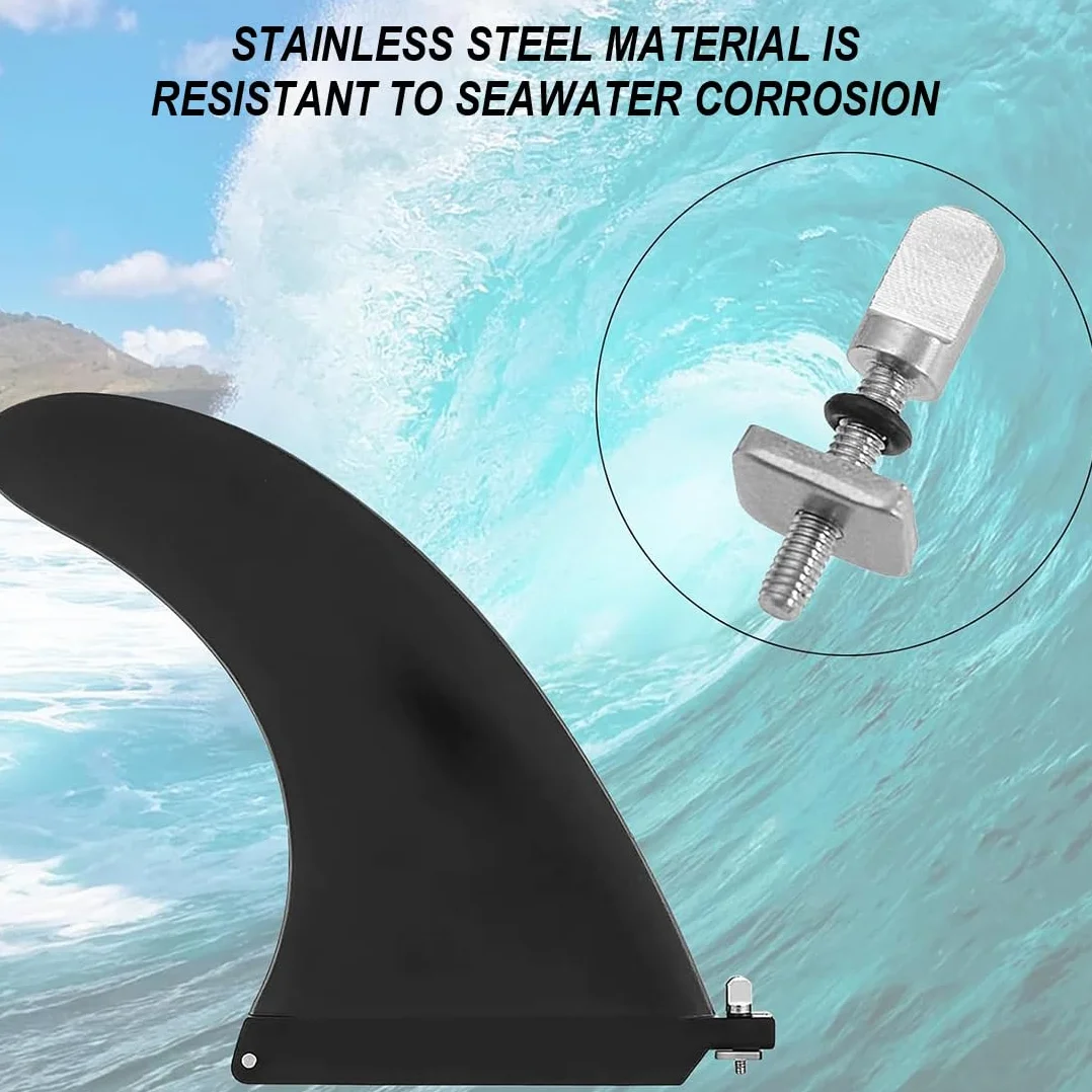 Tornillos para Aletas Sup de Acero Inoxidable 316 - 8 Piezas Resistentes a la Corrosión para Tablas de Surf