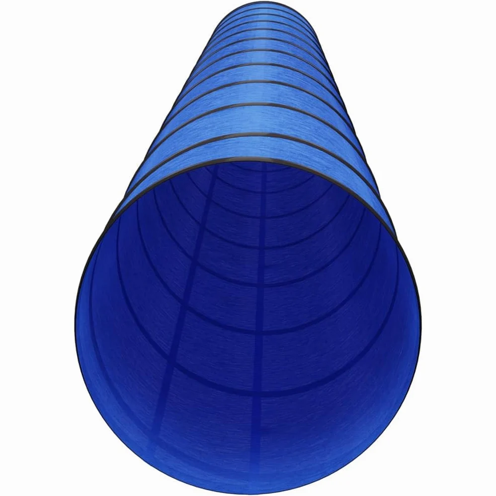 Túnel de juego para perros en interiores y exteriores, 40 x 200 cm, poliéster, con bolsa de transporte y piquetas, perfecto para perros, gatos y conejos para gatear, escalar y esconderse