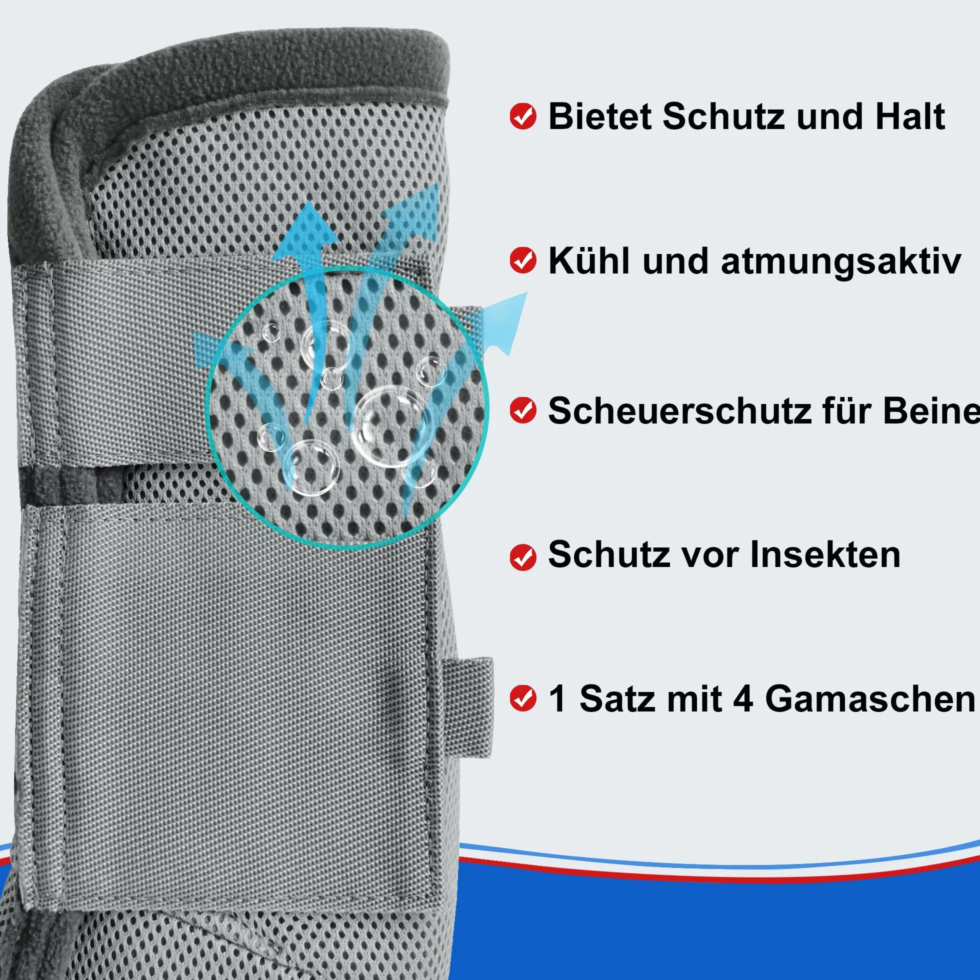 Protectores Caballo, Bota de Caballo Transpirable, con Funciones de protección y Soporte, Protección contra los Rayos UV