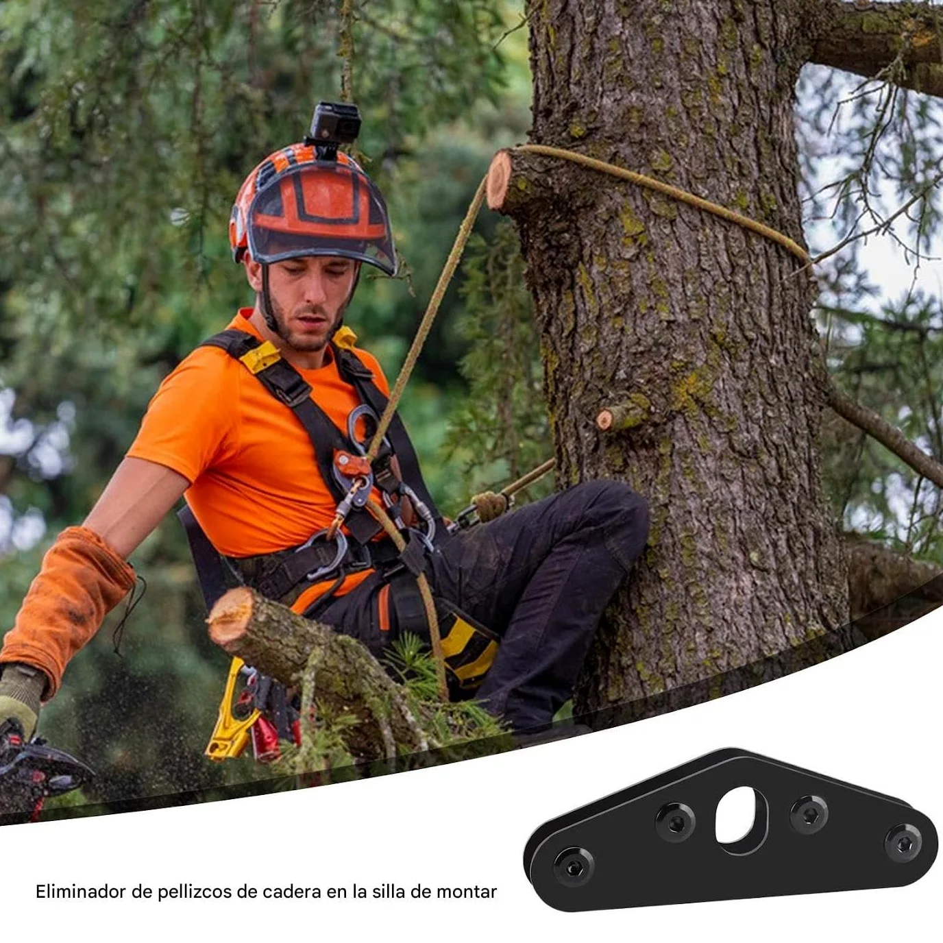 Separador De Puente En Silla De Montar Soporte Separador De Puente En Acero | Eliminador De Presión En Cadera Para Camping Viajes Pesca Jardín Patio Y Actividades
