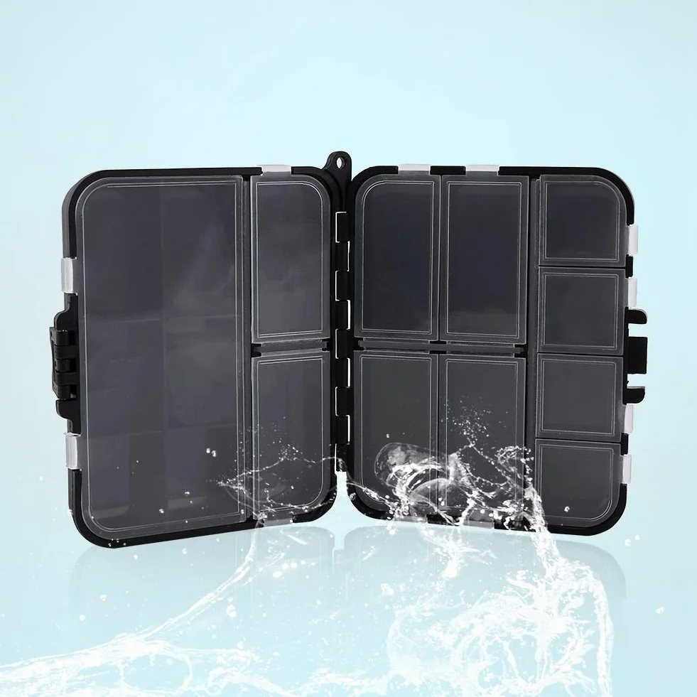 Cajas de Aparejos de Pesca Caja Organizadora con Divisiones Plástico Ligera y Duradera para Transportar Cebo