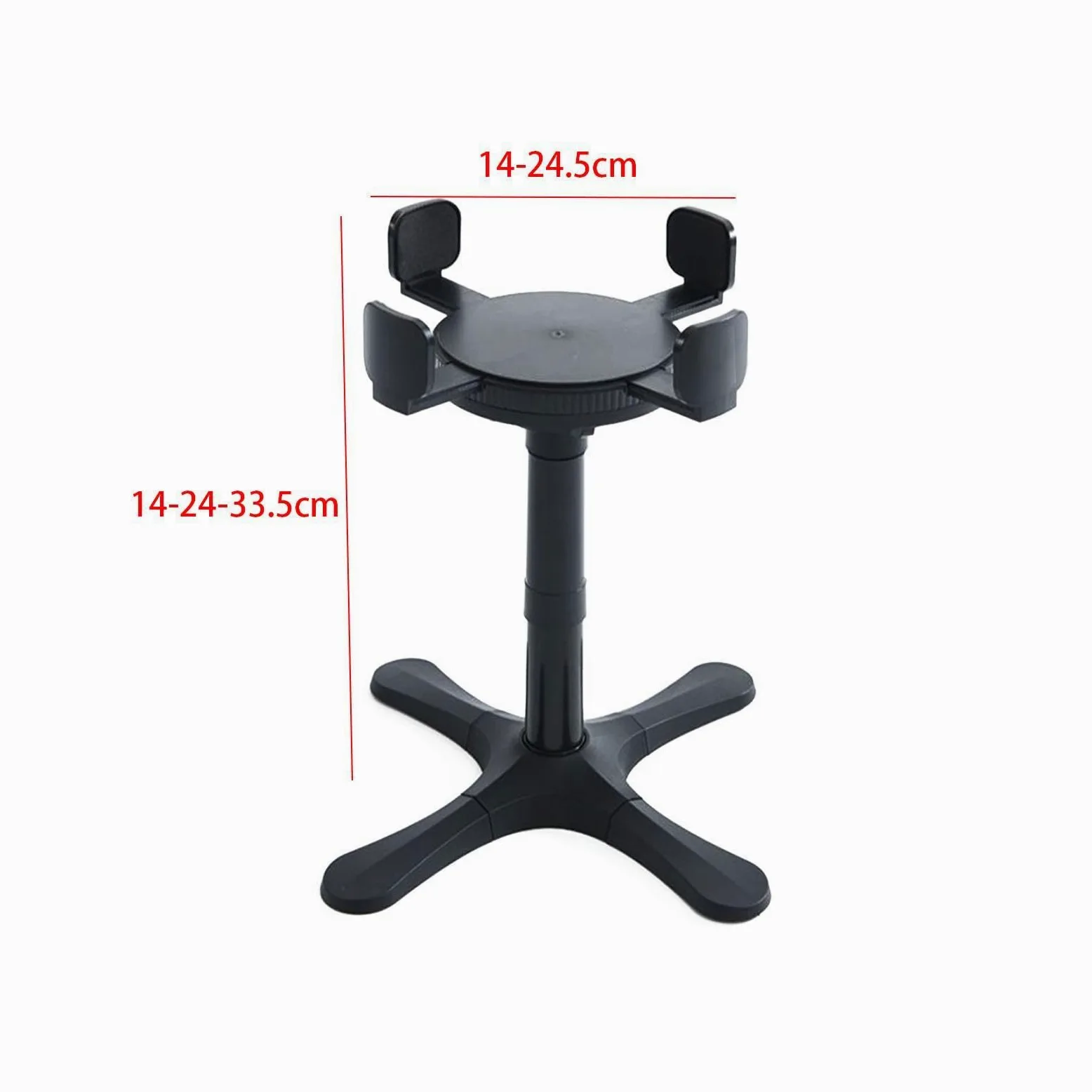Soporte para Comedero Elevado Ajustable para Perros Portacomederos Antideslizante Regulable Tazón Individual Portátil Adecuado para Perros, 2 Piezas