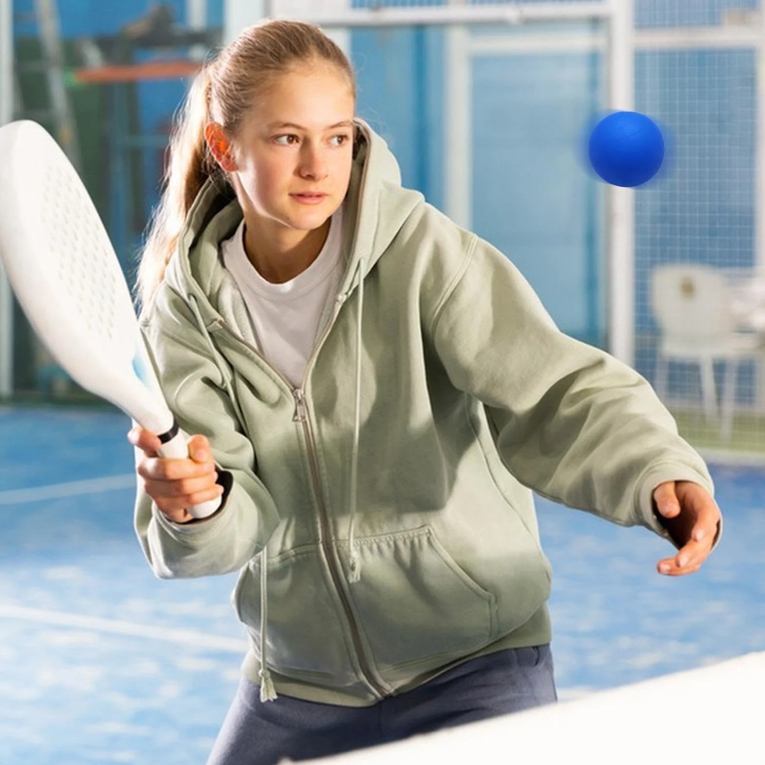 Pelota de squash para principiantes, 4 unidades, goma de alta elasticidad