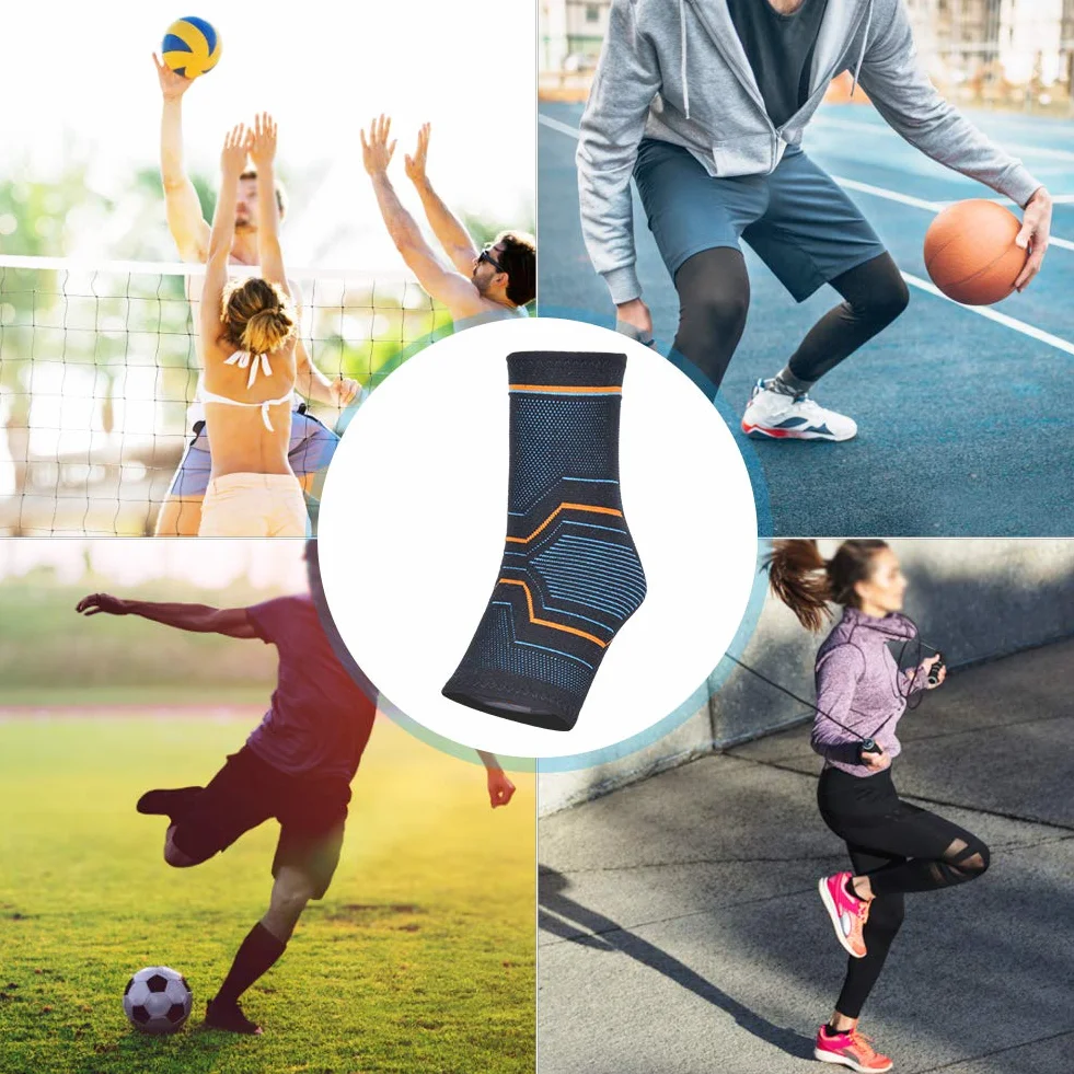 Soporte de Tobillo Deportivo para Fútbol Baloncesto Fitness Unisex (M)