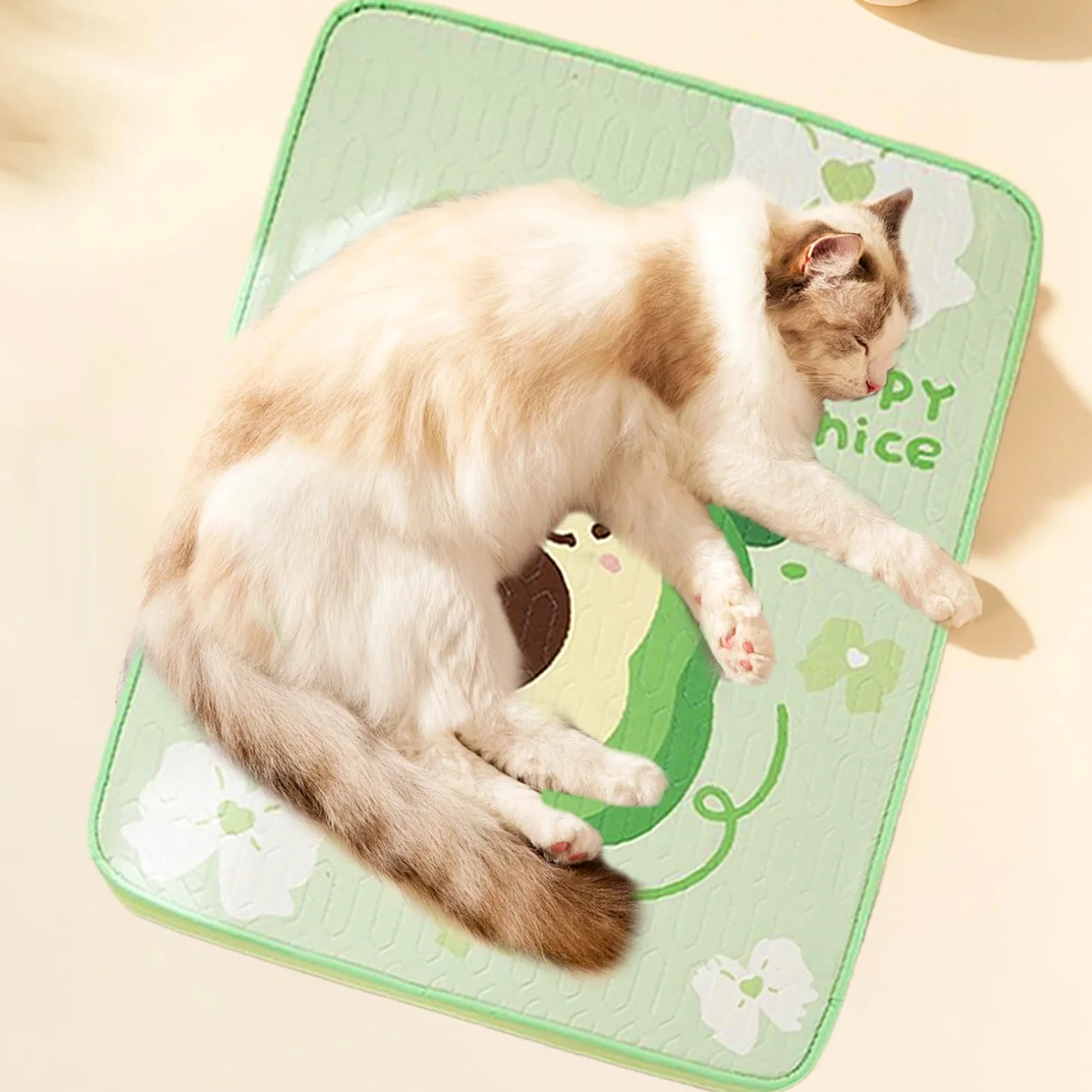 Almohadilla Refrescante Canina Antideslizante Transpirable Lavable a | Manta Refrescante Base Antideslizante De Malla Inofensiva Para Interior, Jaula, Suelo, Sofá Y Viajes