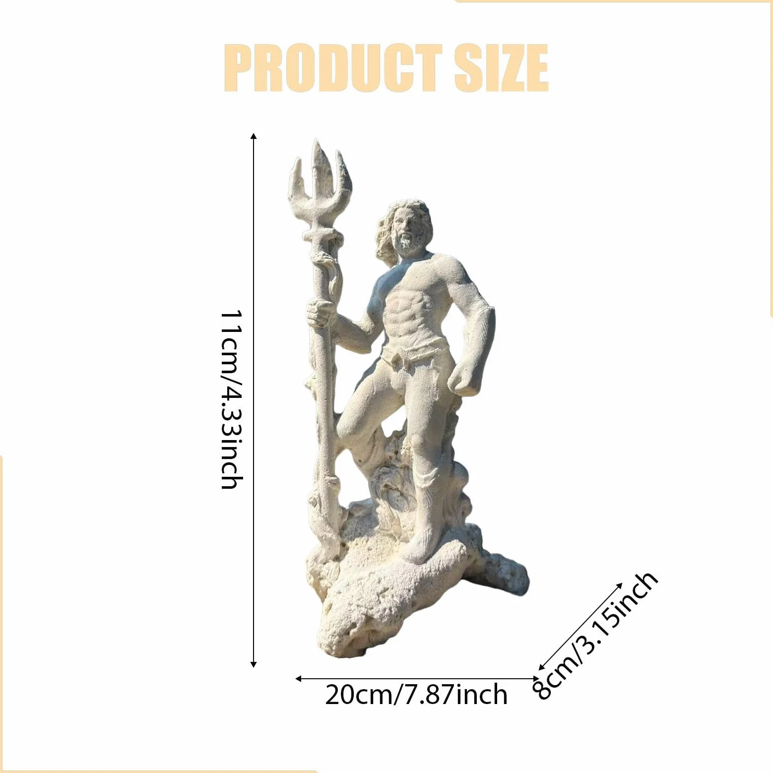 KESOTO Estatua para Acuario, Decoración para Acuario, Multifuncional, Figura Decorativa Creativa
