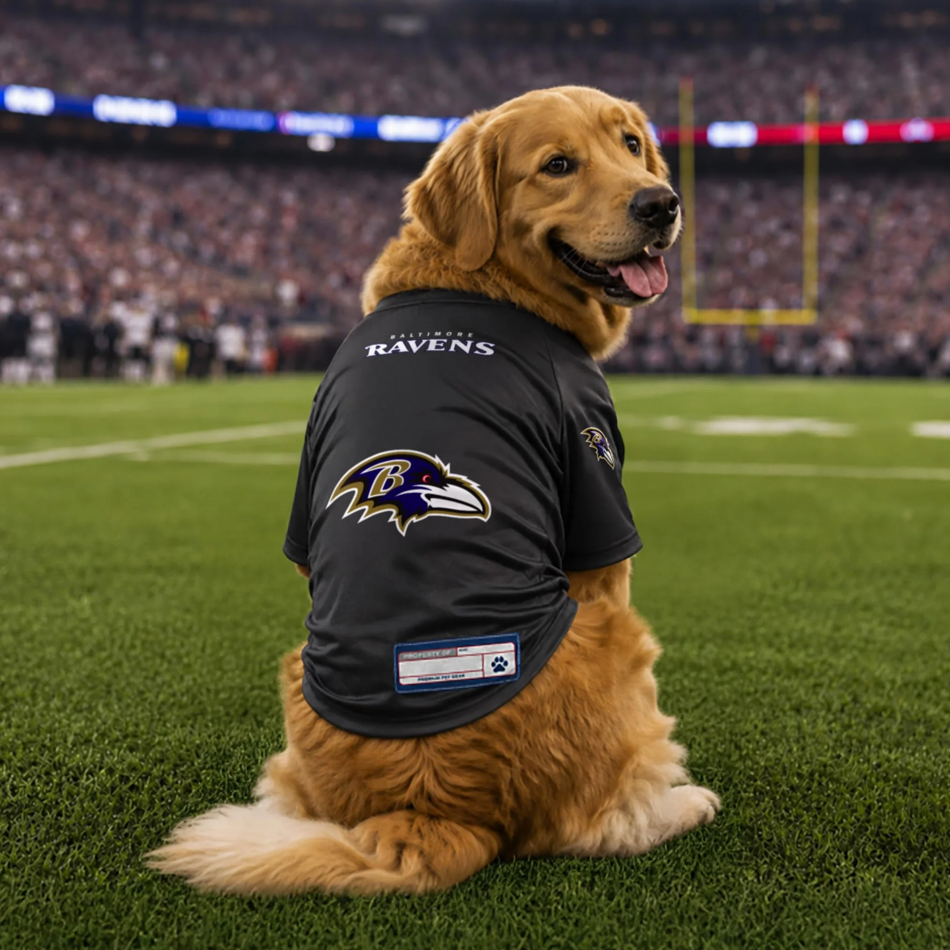Littlearth Baltimore Ravens Camiseta Unisex para Mascotas, Color del Equipo, S